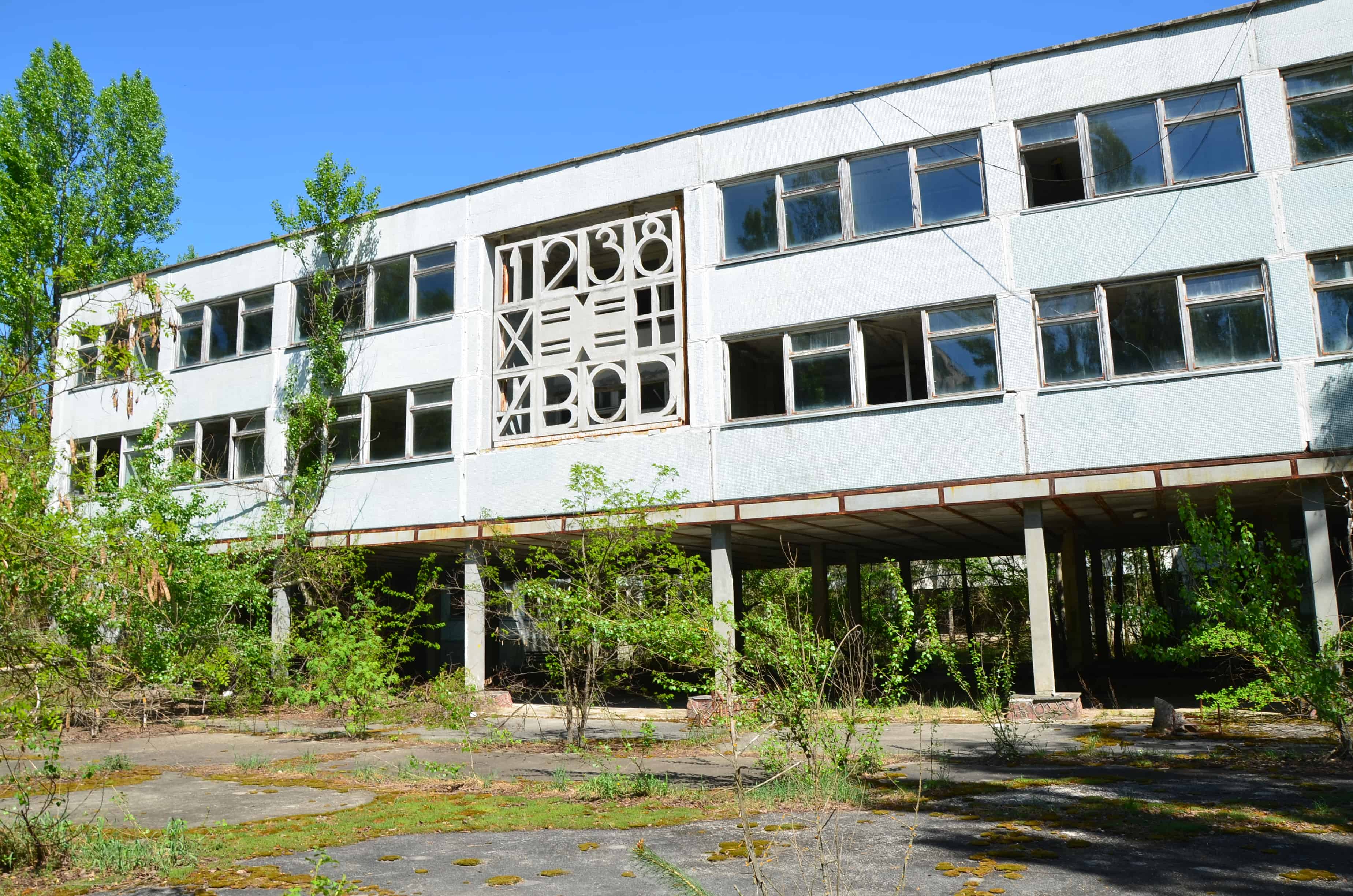 Middle School #5 in Pripyat, Chernobyl Exclusion Zone, Ukraine