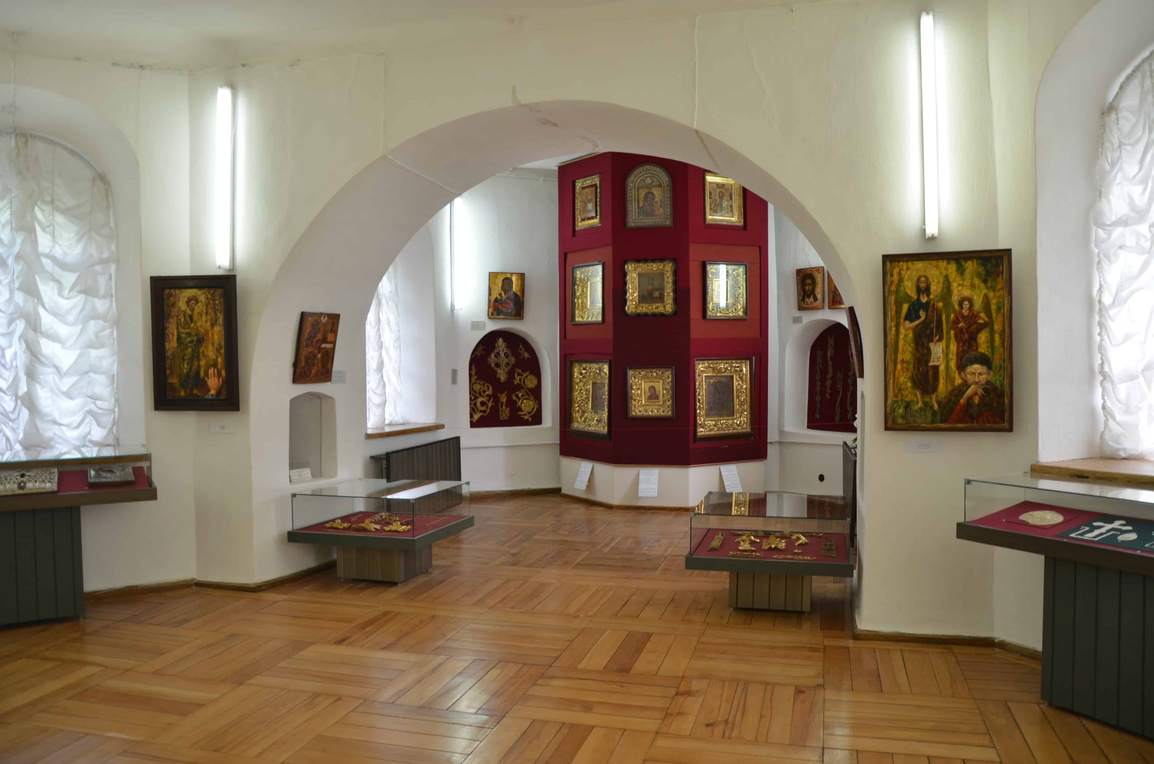 Exhibits inside the Collegium