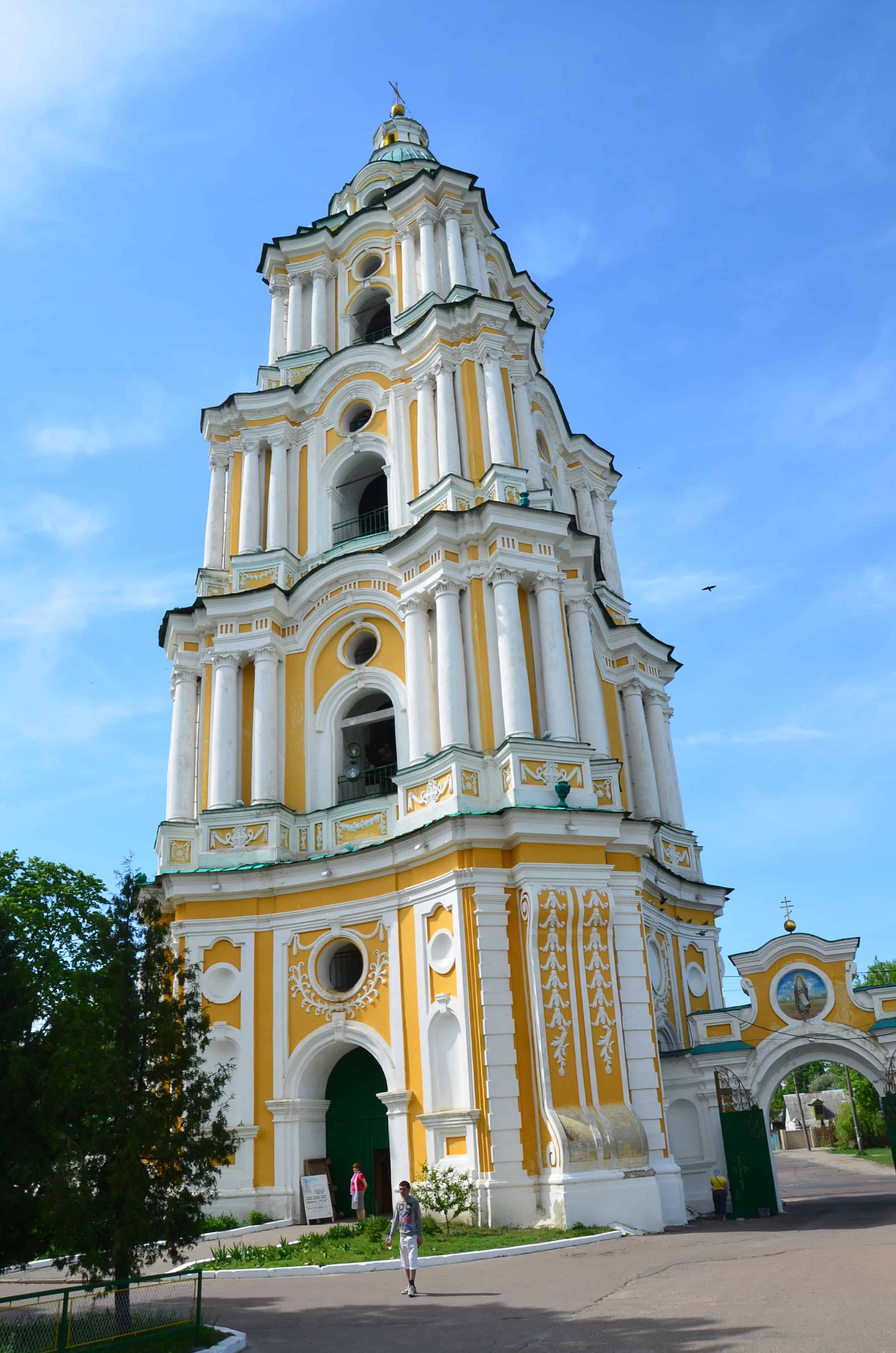Bell tower at Trinity Monastery in Chernihiv, Ukraine