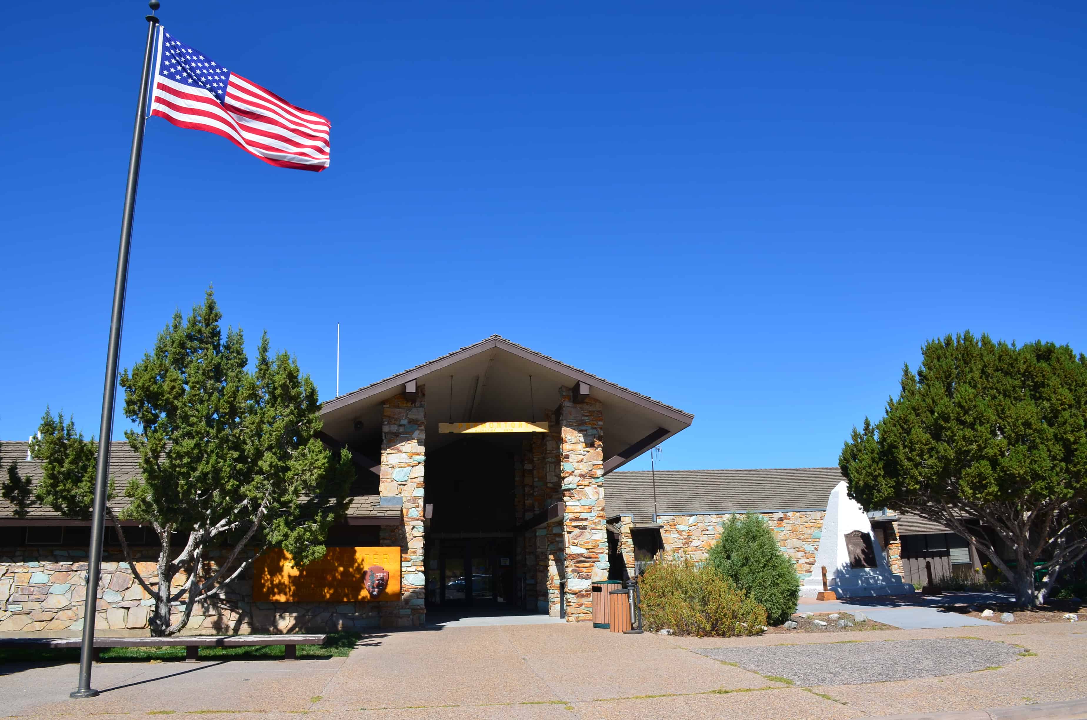 Visitor center at Golden Spike National Historical Park, Promontory Summit, Utah