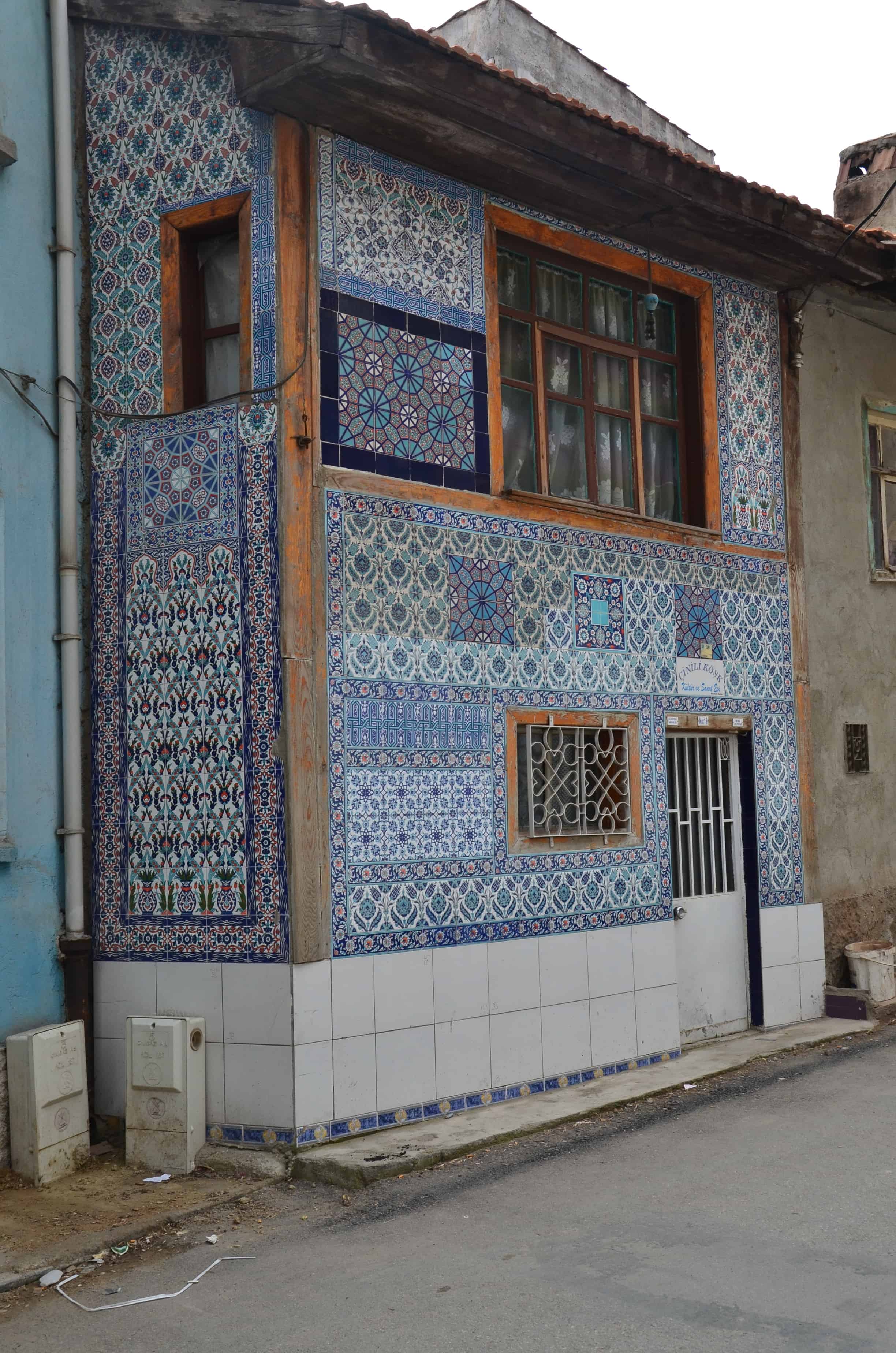 House with Kütahya tiles in Kütahya, Turkey