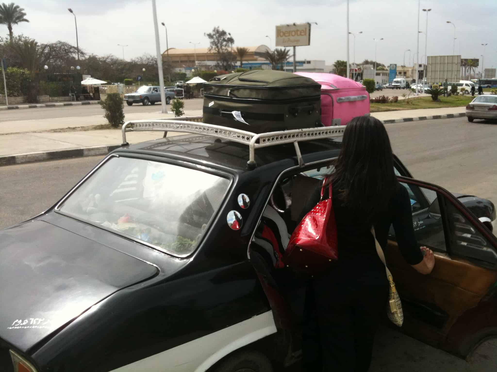 Black taxi in Cairo, Egypt