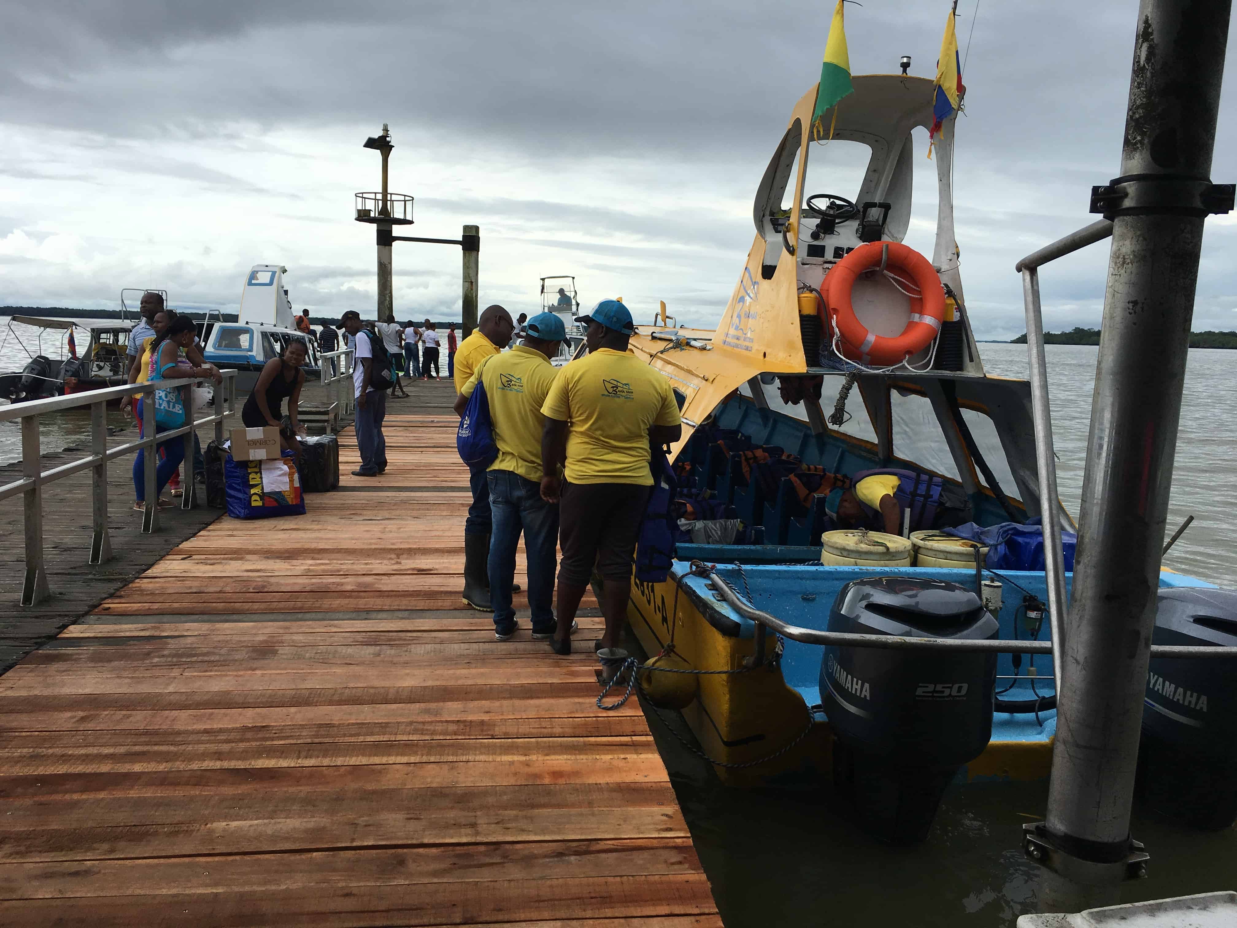 Tourist Wharf in Buenaventura, Valle del Cauca, Colombia