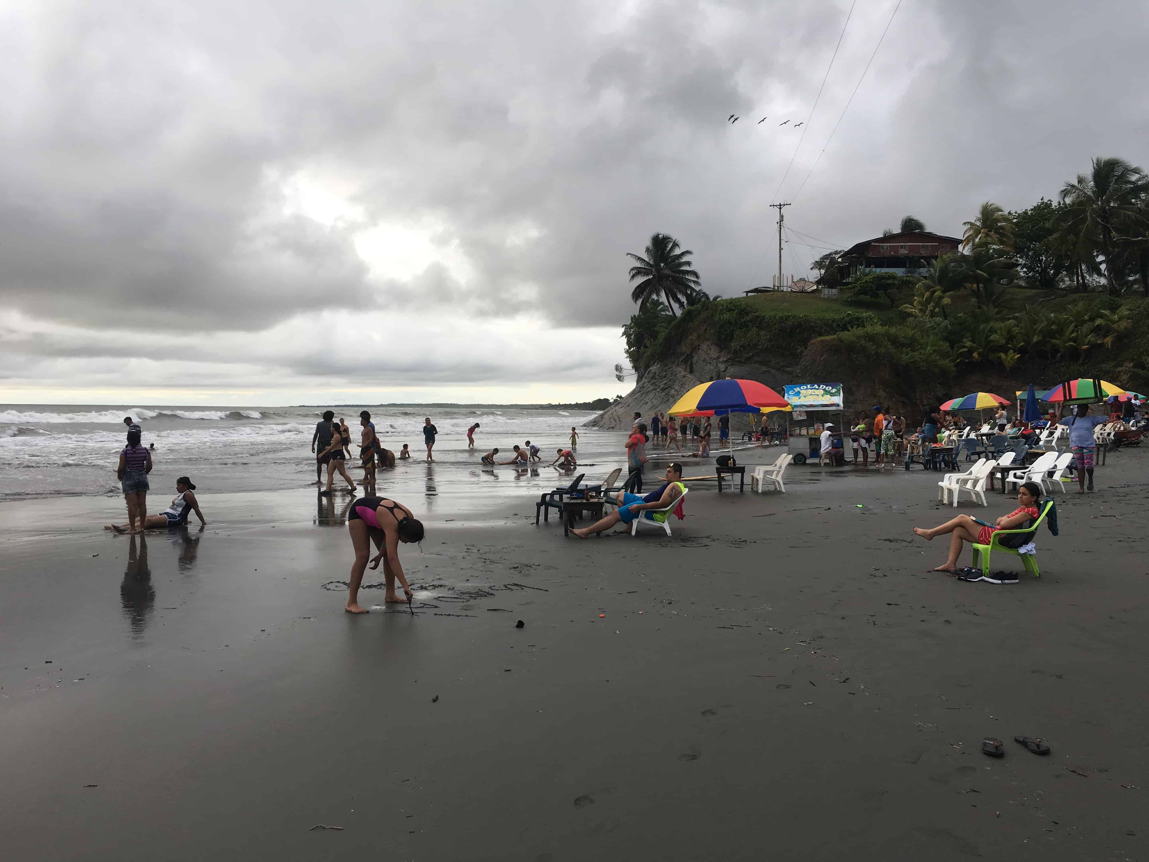 The beach in Ladrilleros, Valle del Cauca, Colombia