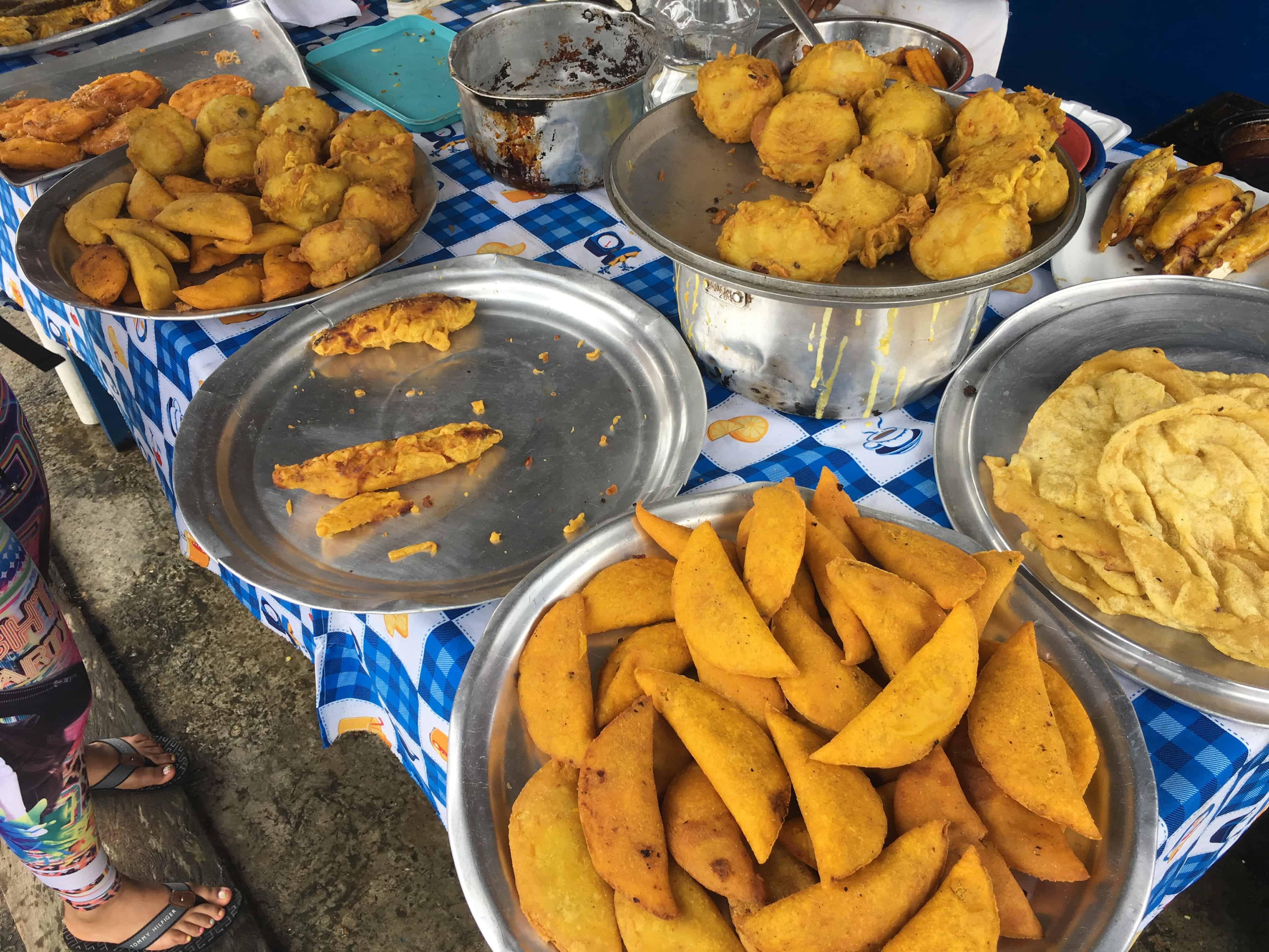 Empanadas de piangua in Juanchaco, Valle del Cauca, Colombia