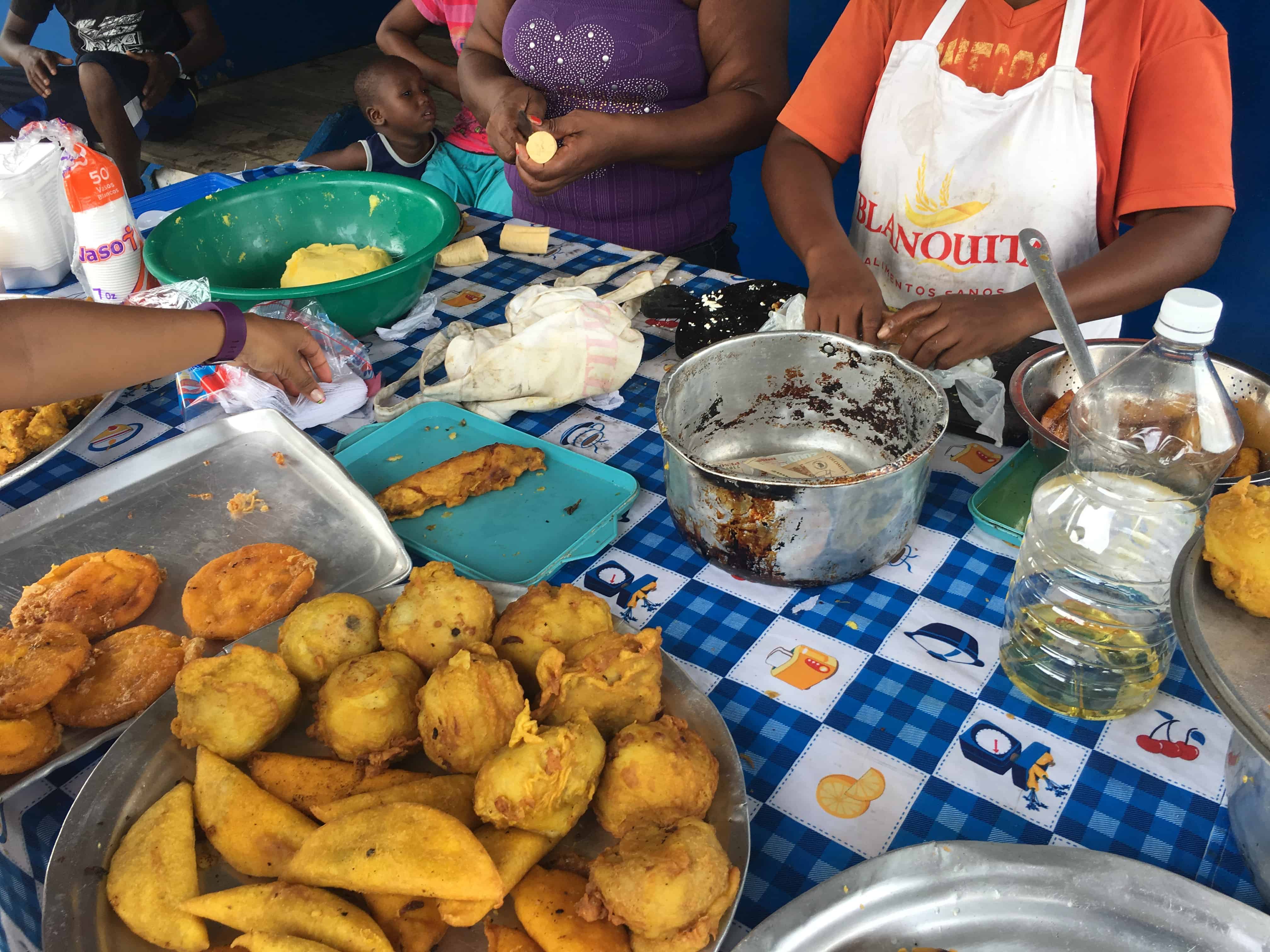 Street food in Juanchaco, Valle del Cauca, Colombia