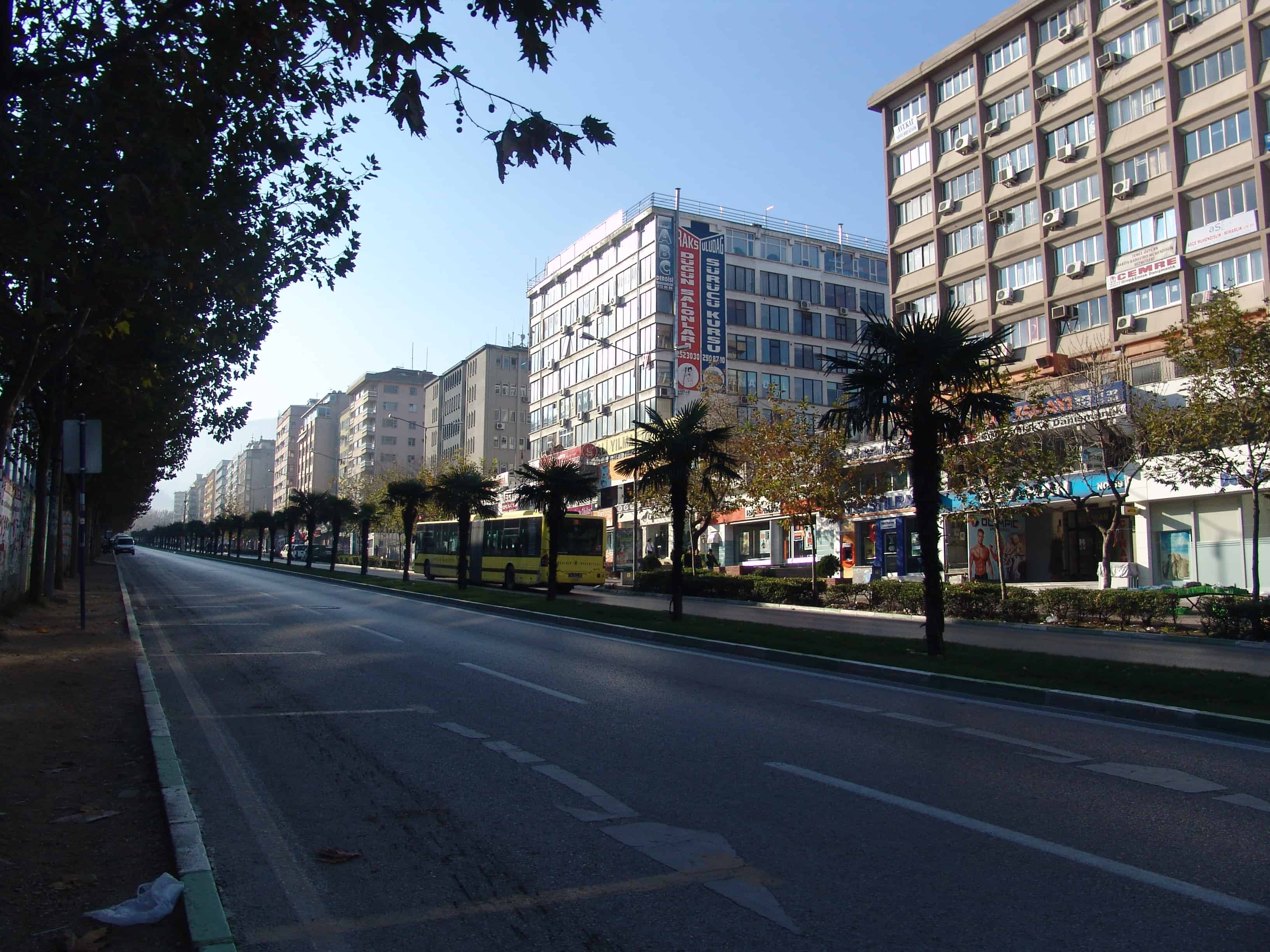 Fevzi Çakmak Caddesi in Bursa, Turkey