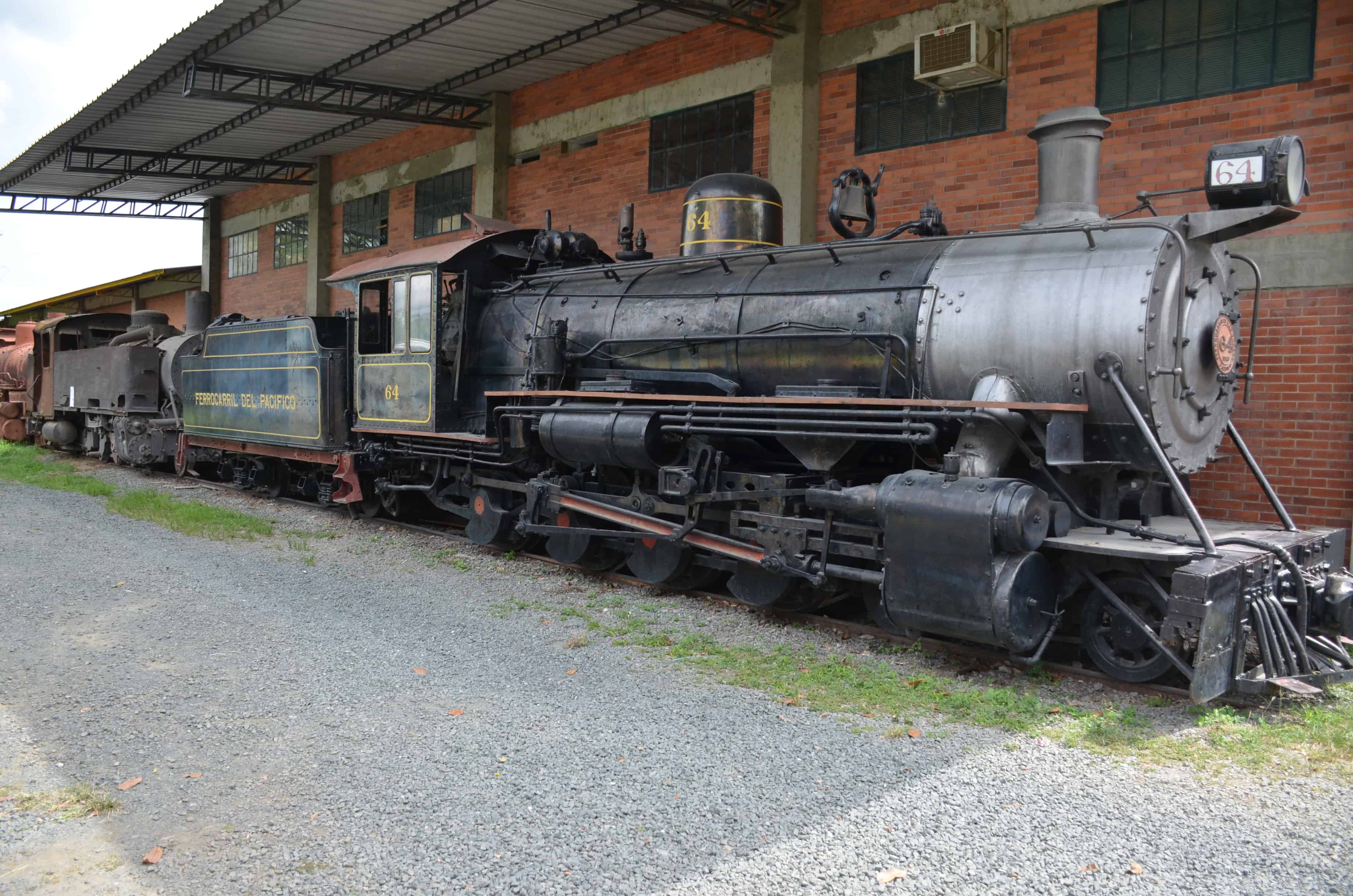 Antique locomotive at Fénix Air Museum in Palmira, Valle del Cauca, Colombia