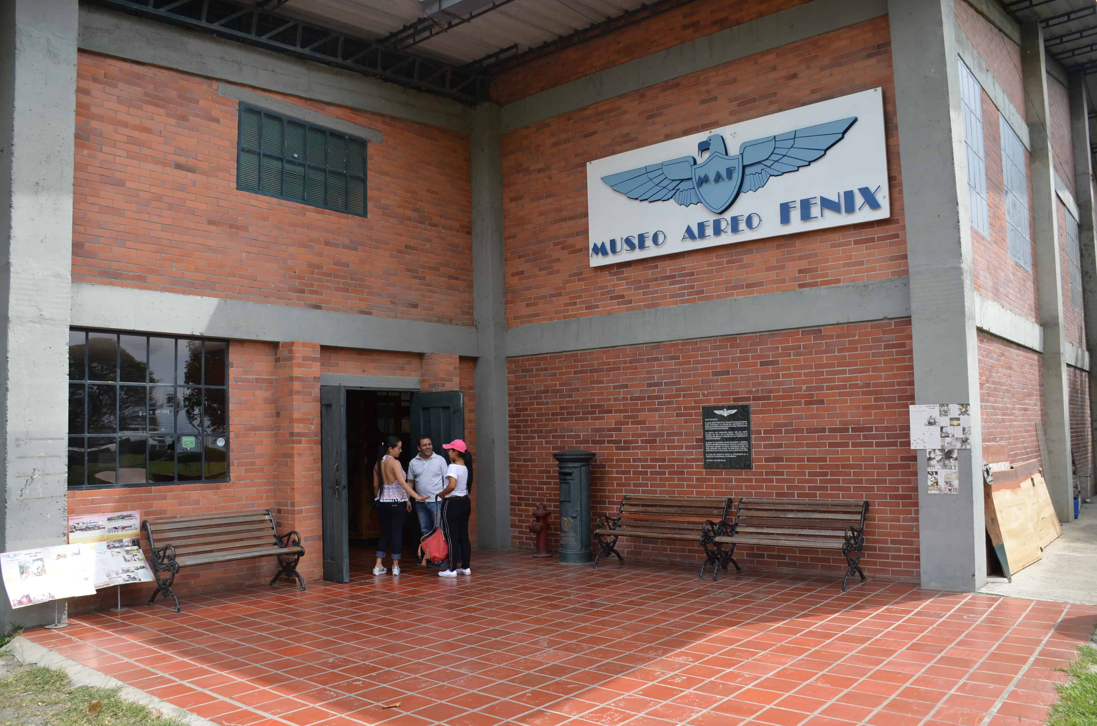 Entrance to the Fénix Air Museum in Palmira, Valle del Cauca, Colombia
