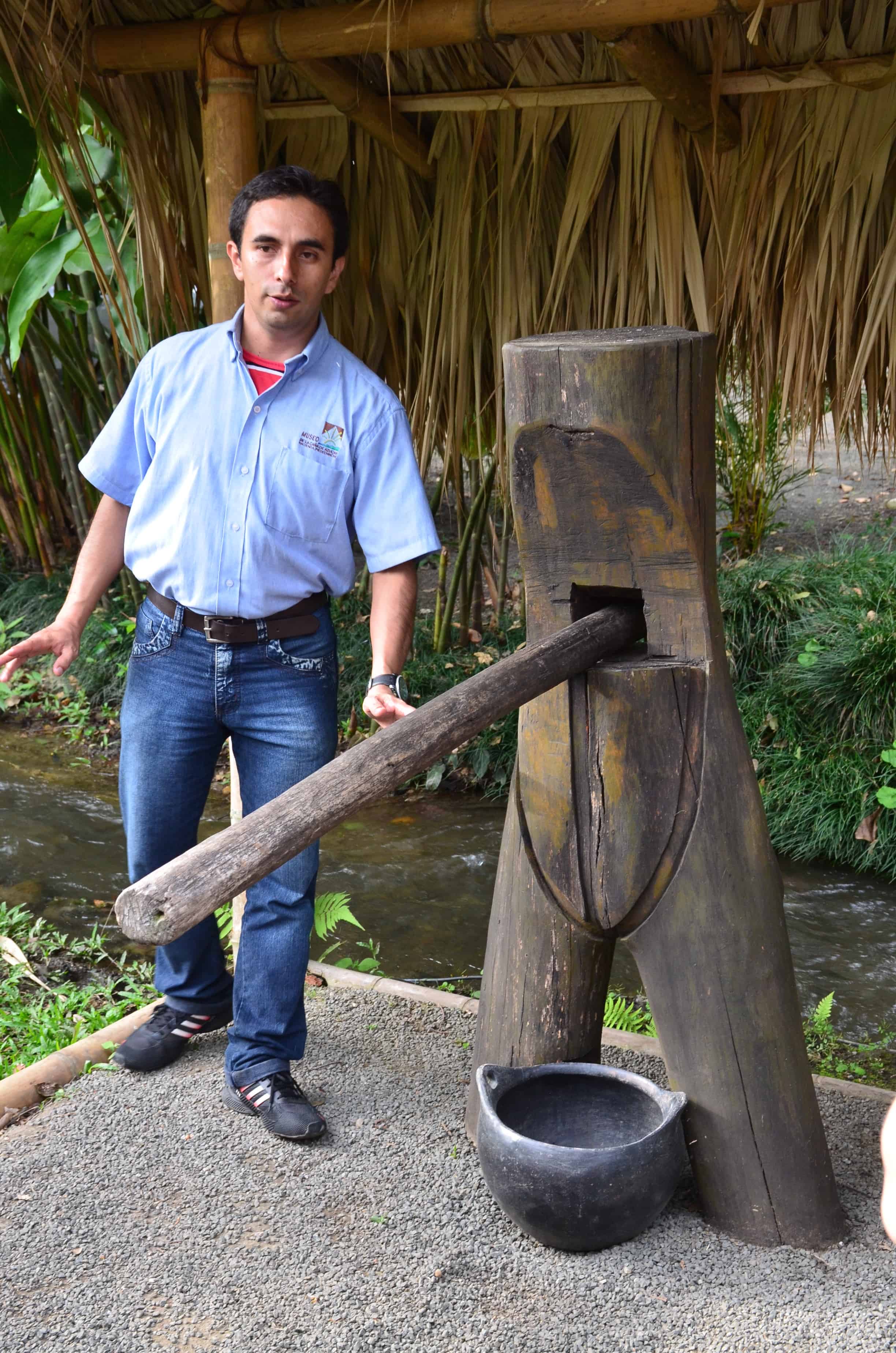 Trapiche La Vieja at the Sugarcane Museum in Valle del Cauca, Colombia