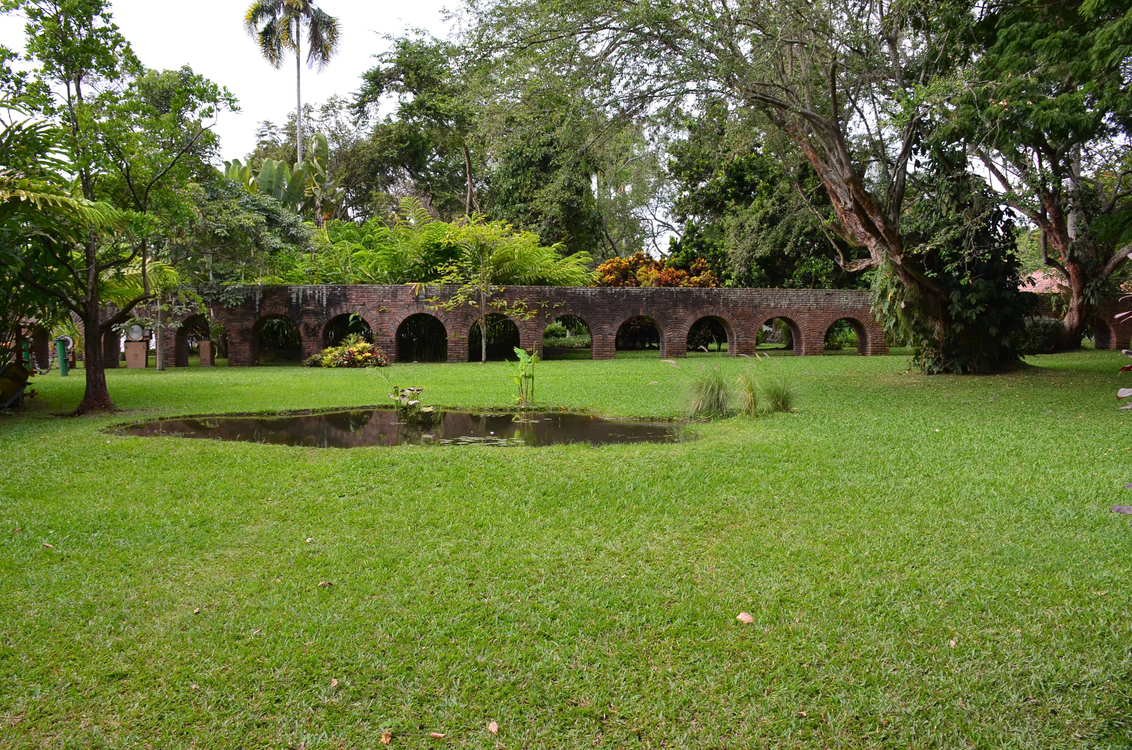 The grounds at the Sugarcane Museum in Valle del Cauca, Colombia