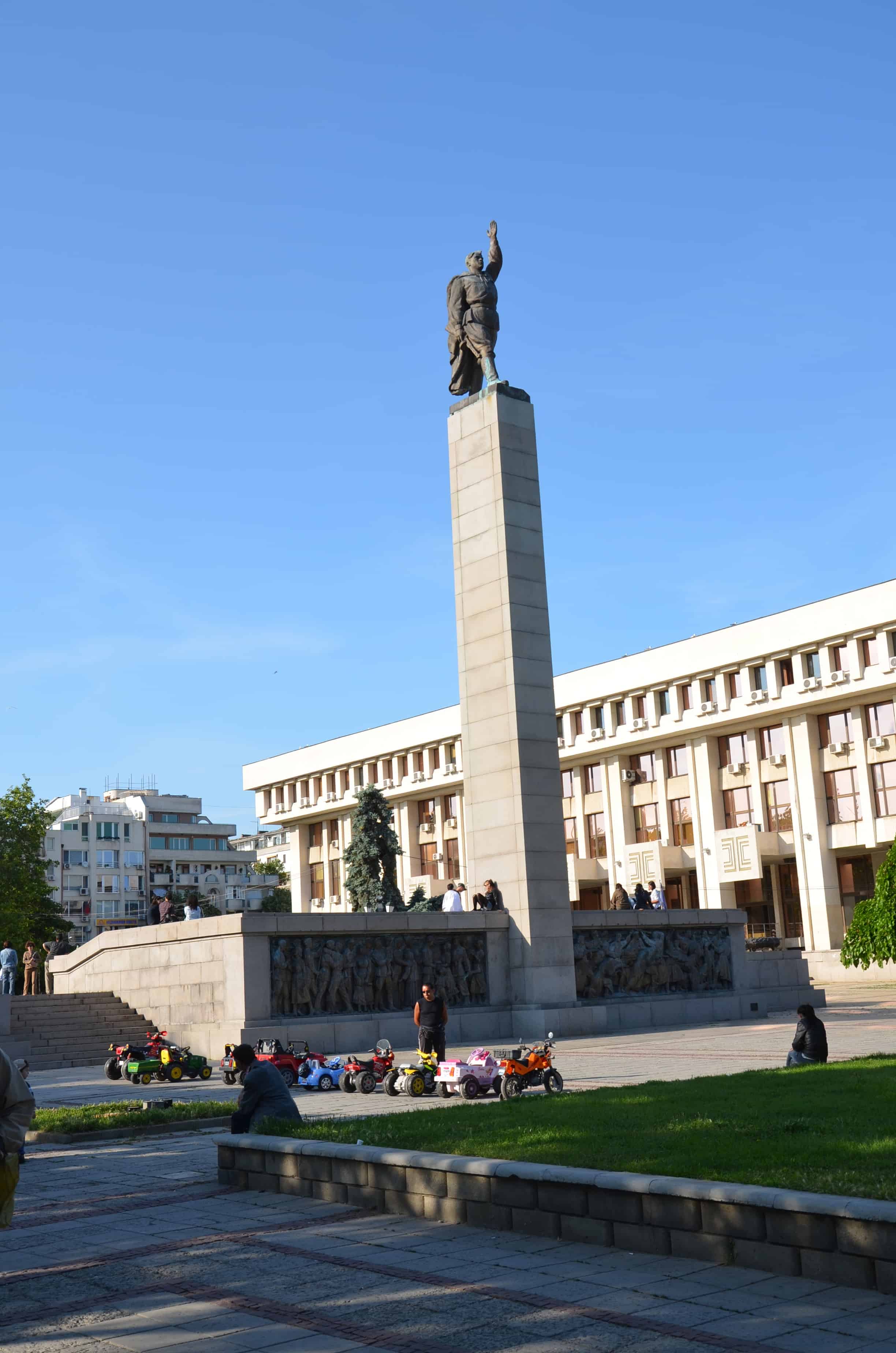 Monument of the Soviet Army in Burgas, Bulgaria