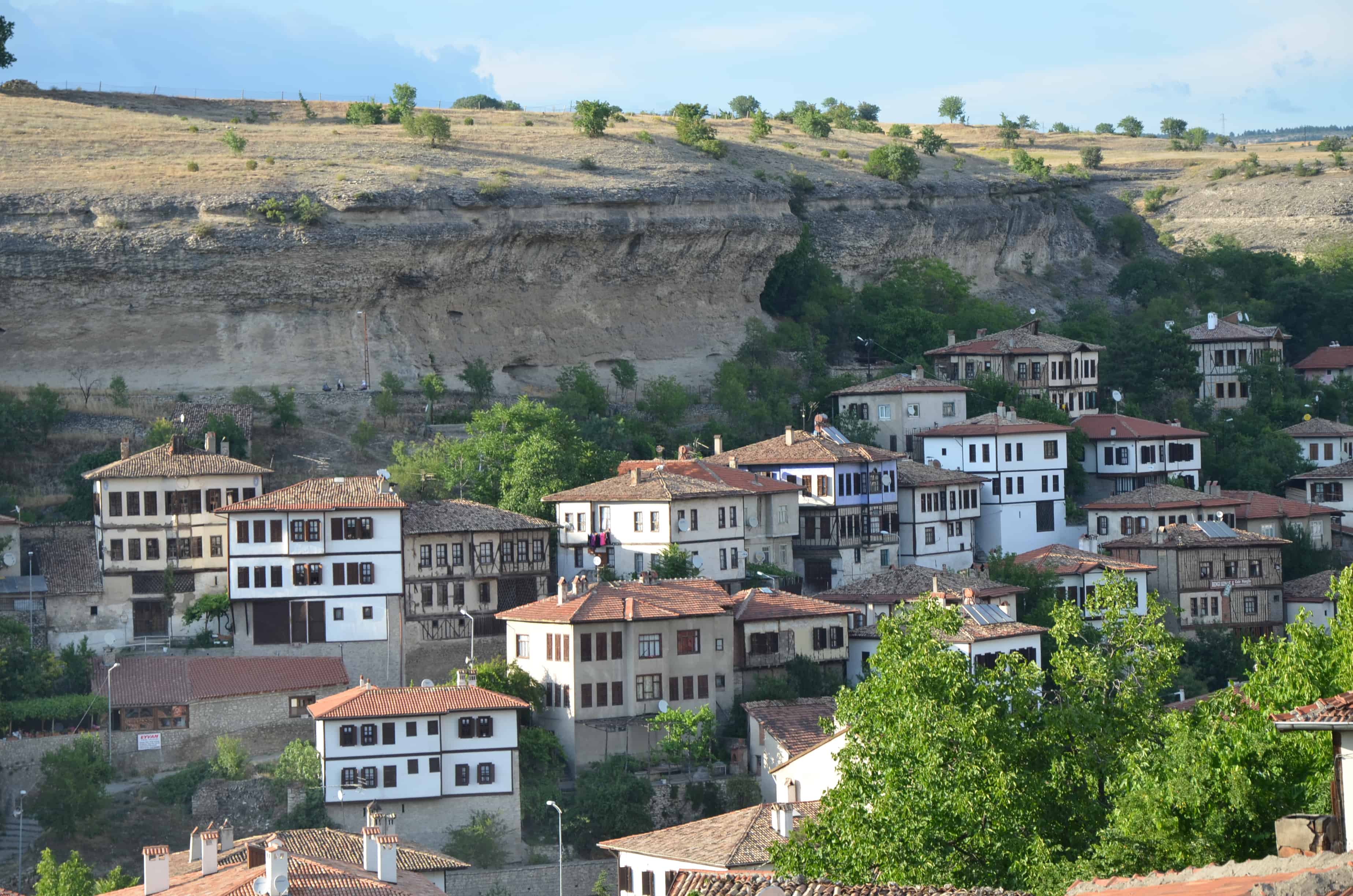 Ottoman homes in Safranbolu from Hıdırlık Hill