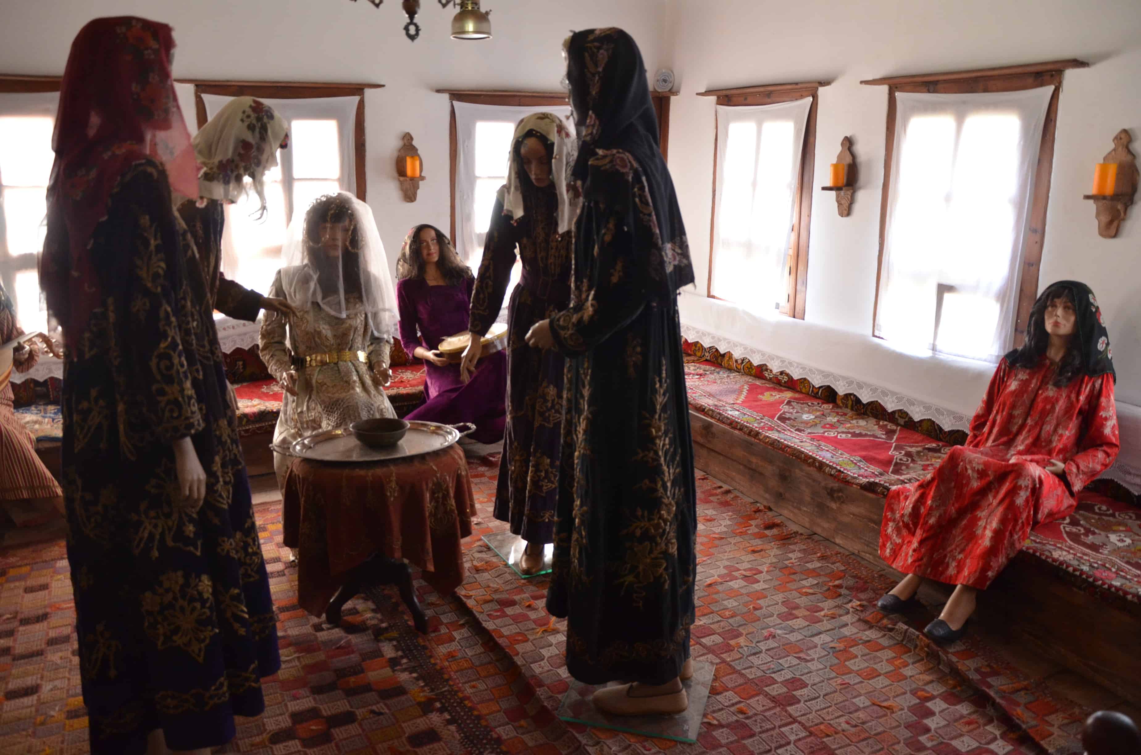 Women's area in the Kaymakamlar House in Safranbolu, Turkey