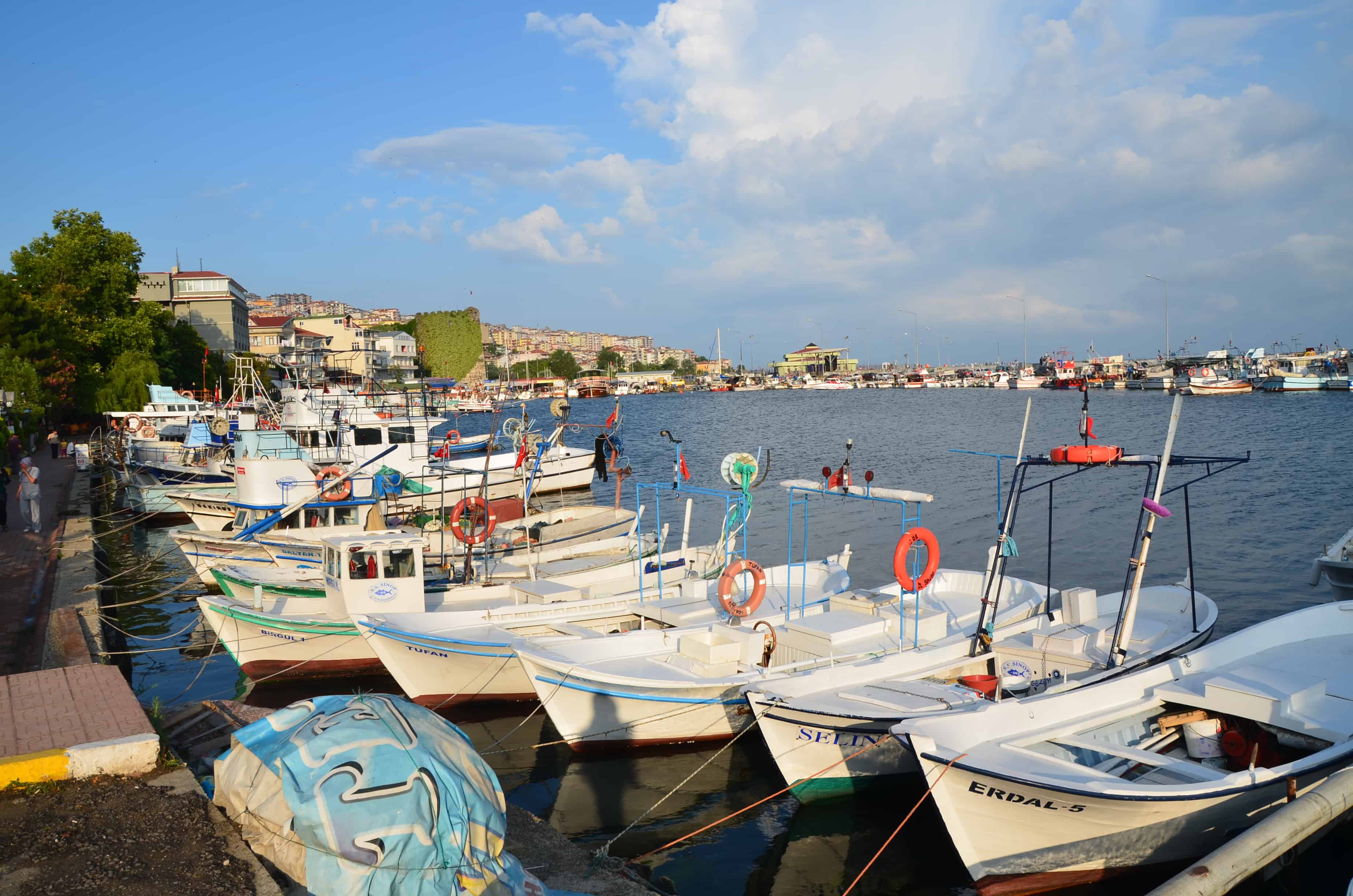 Harbor in Sinop, Turkey