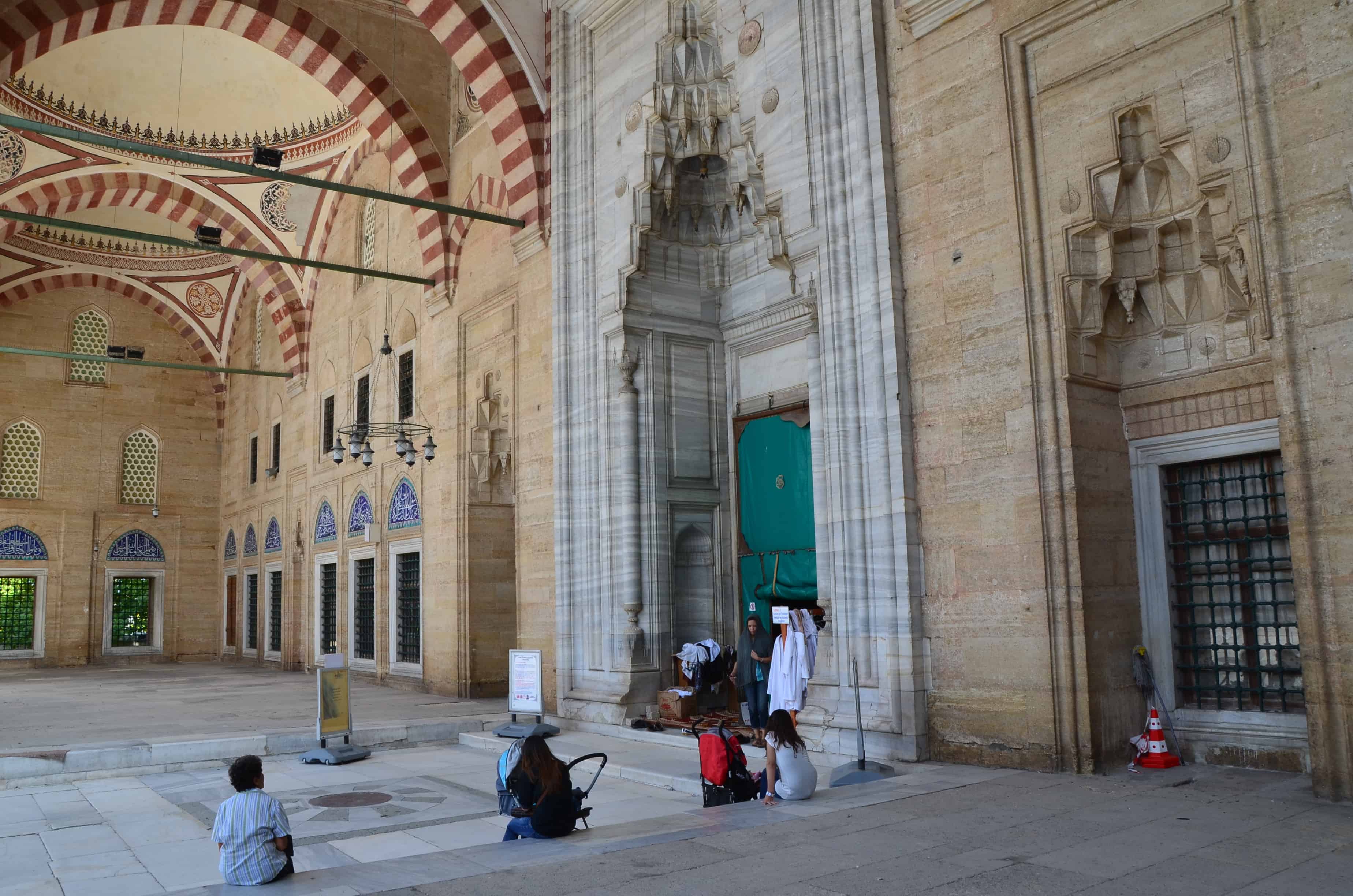 Entrance to the prayer hall