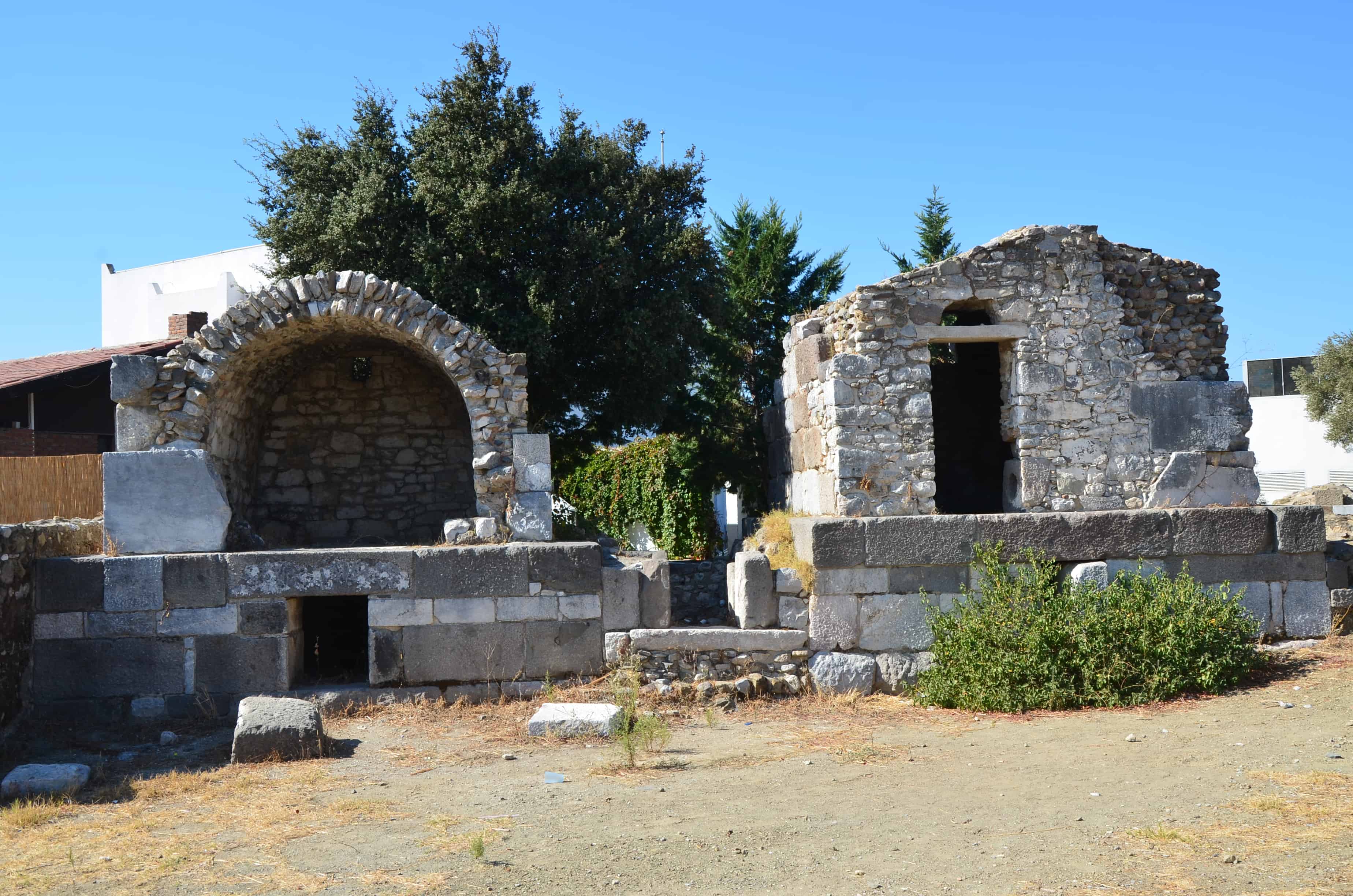 Roman tombs in Bodrum, Turkey