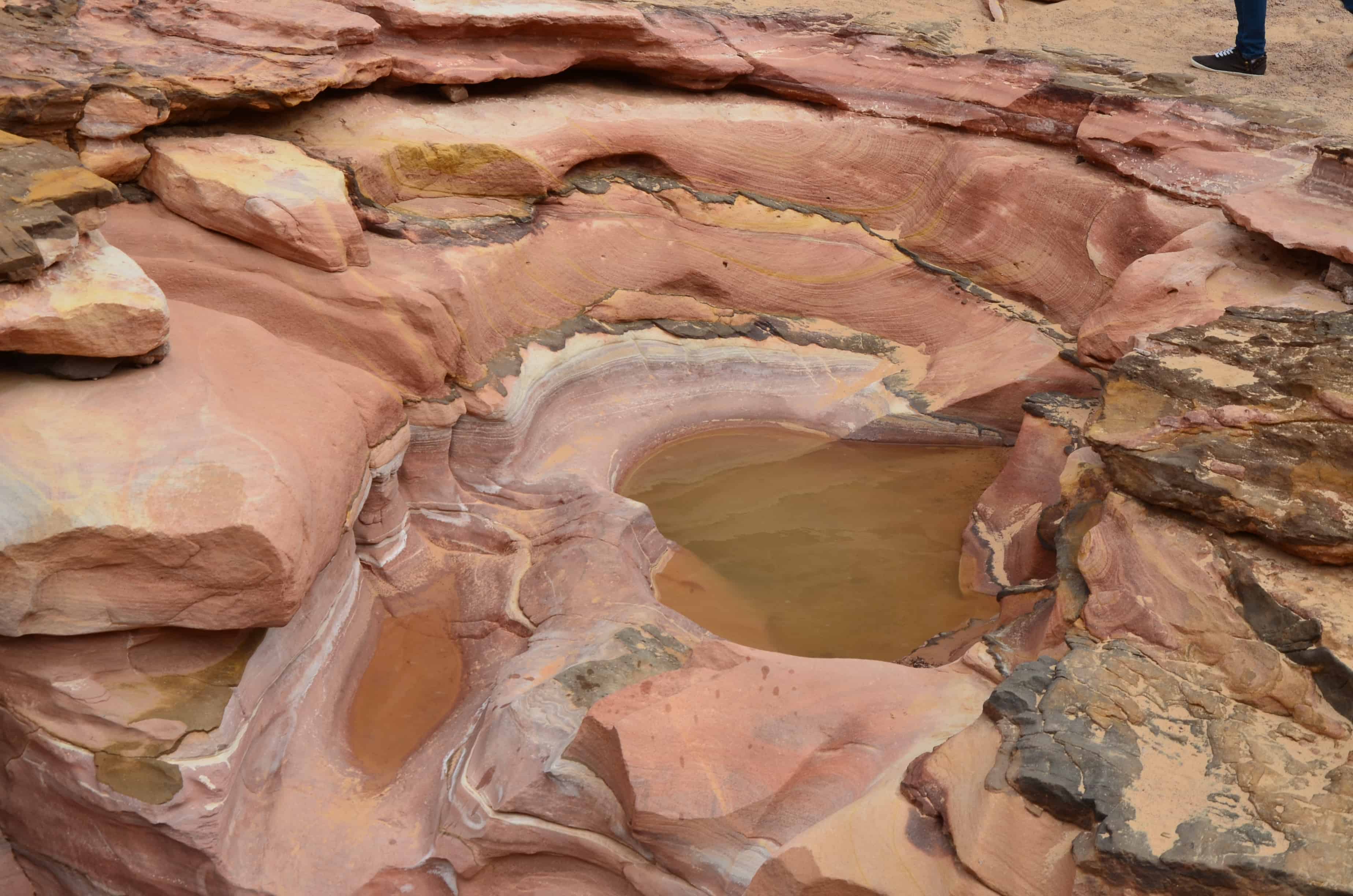 Fake Colored Canyon in Sinai, Egypt