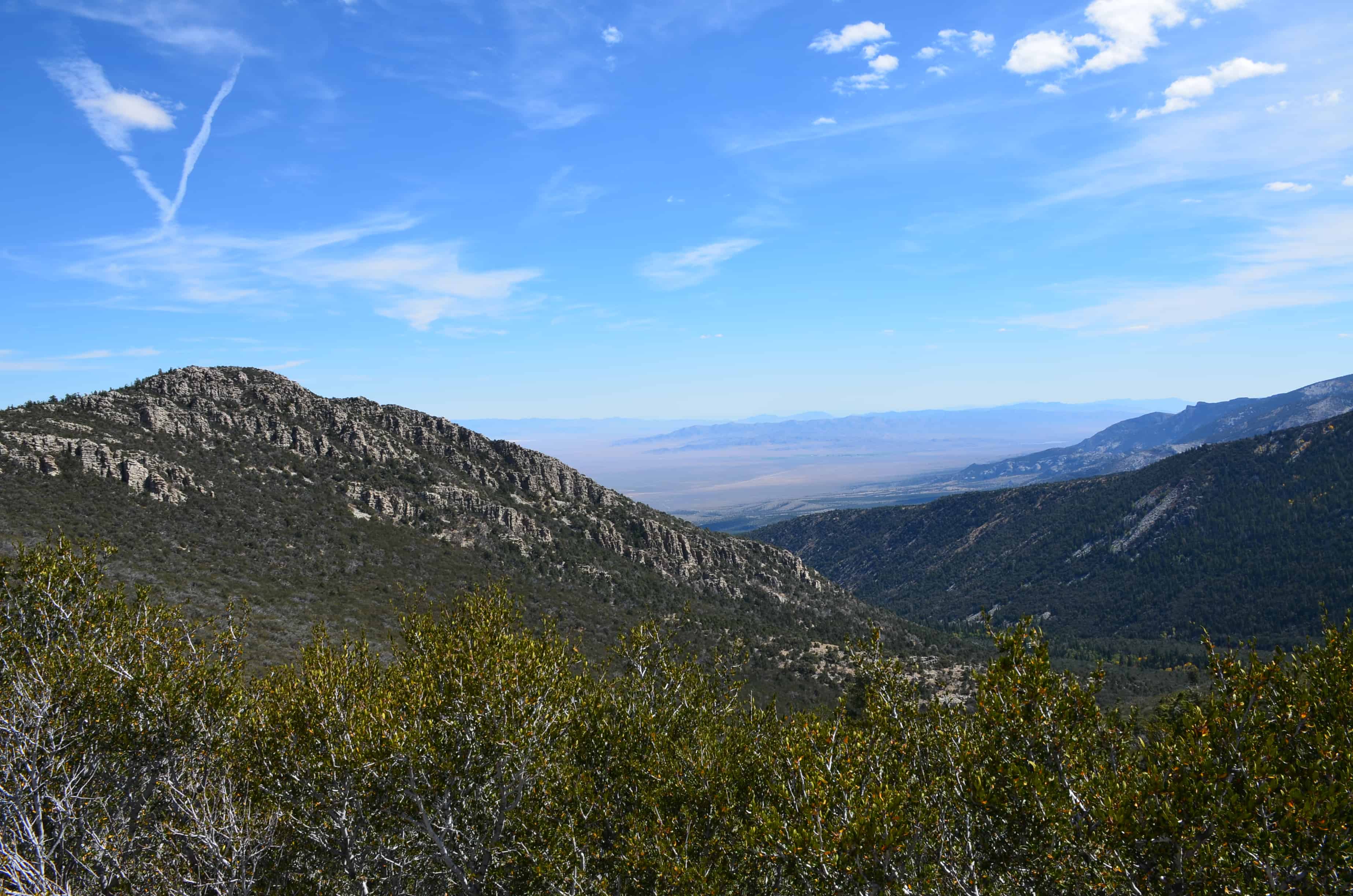 Mather Overlook on Wheeler Peak Scenic Drive in Great Basin National Park, Nevada