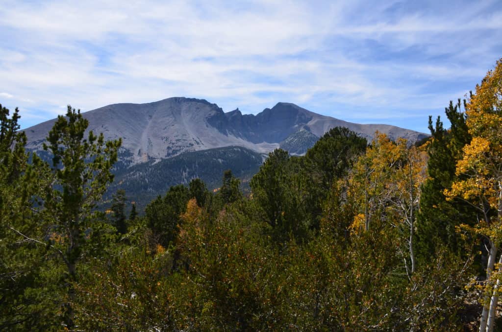 Wheeler Peak Overlook on Wheeler Peak Scenic Drive in Great Basin National Park, Nevada