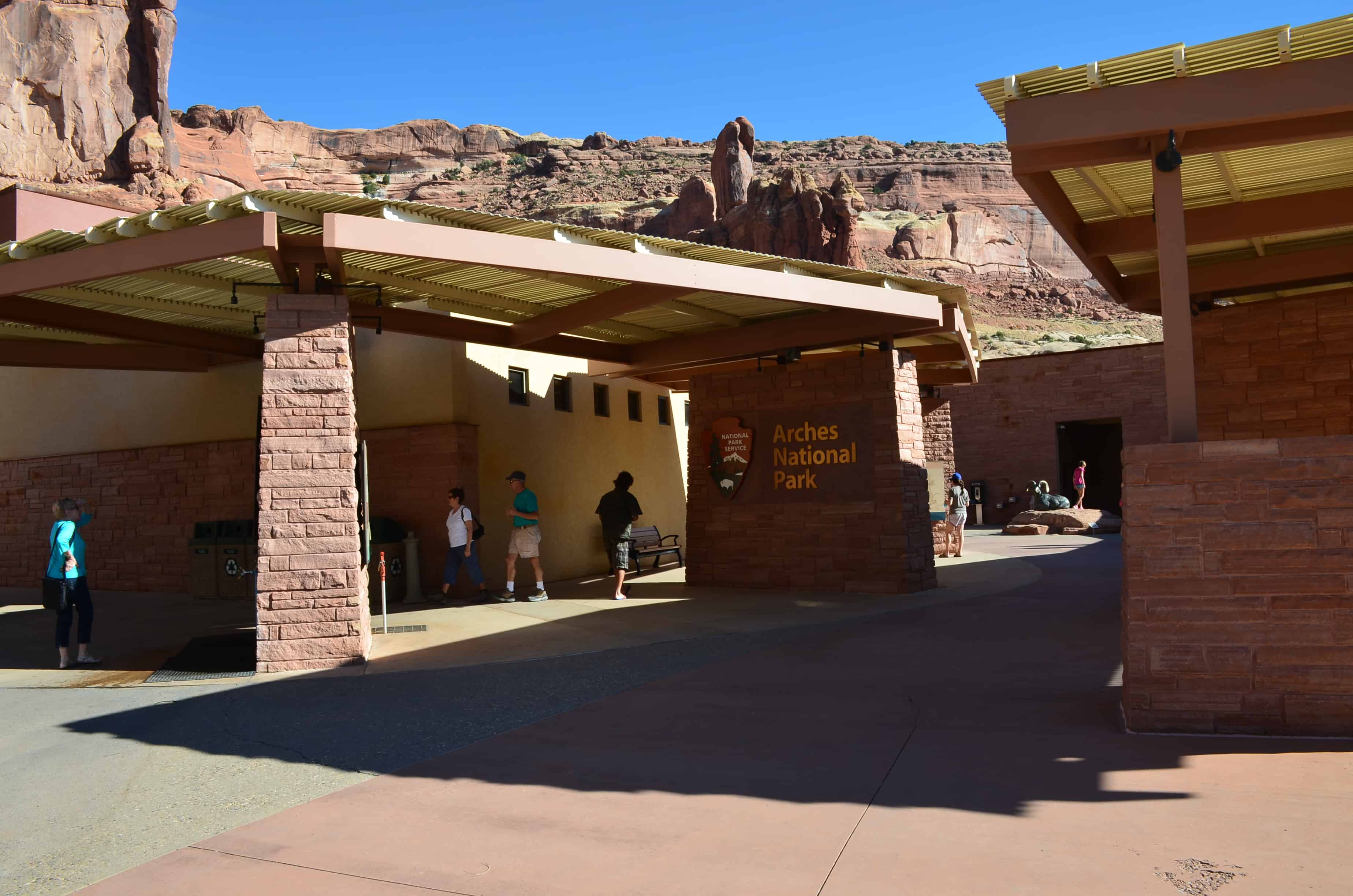 Visitor center at Arches National Park, Utah