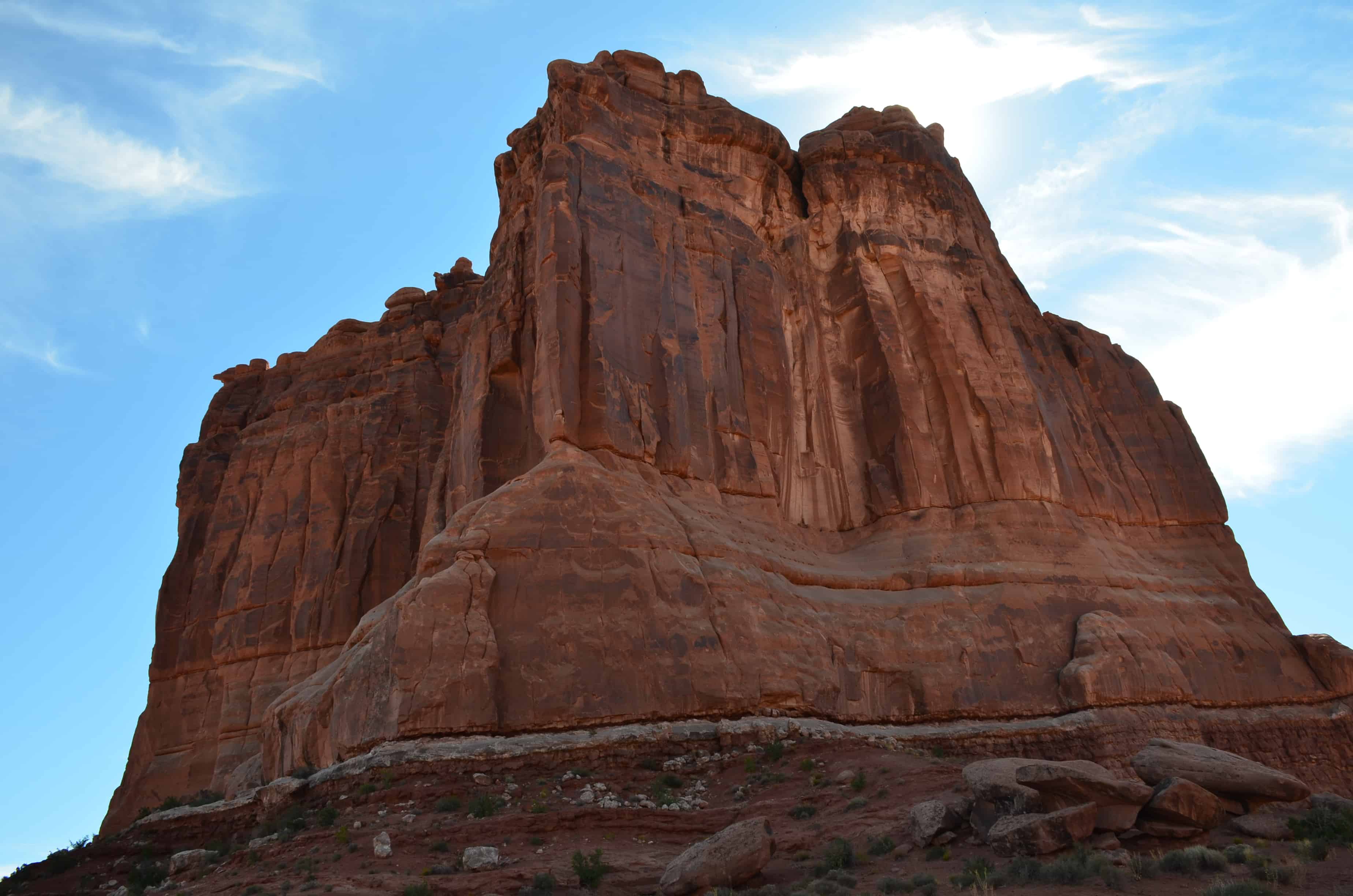 The Organ at Courthouse Towers Viewpoint at Arches National Park, Utah
