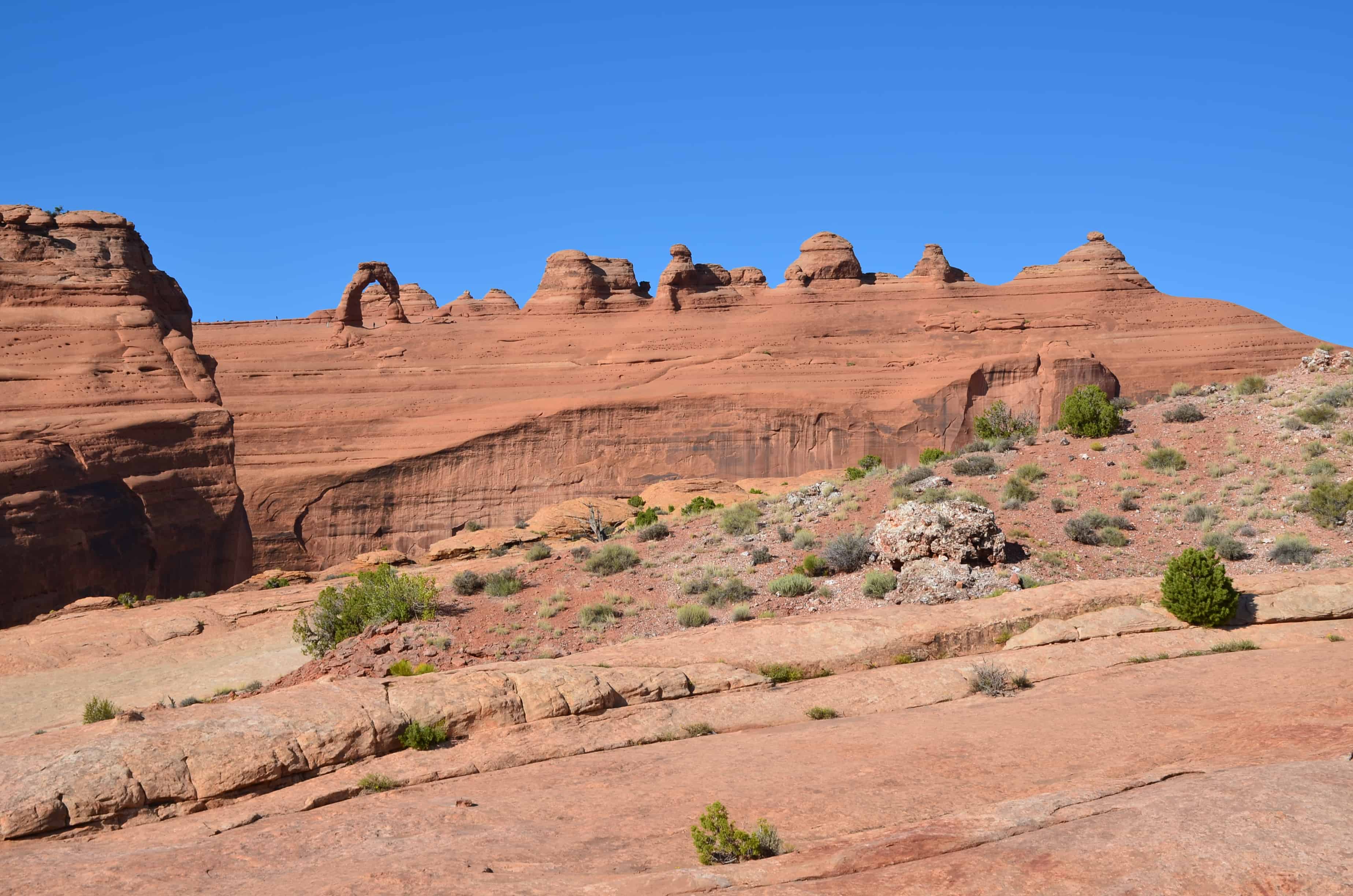 Upper Delicate Arch Viewpoint at Arches National Park in Utah