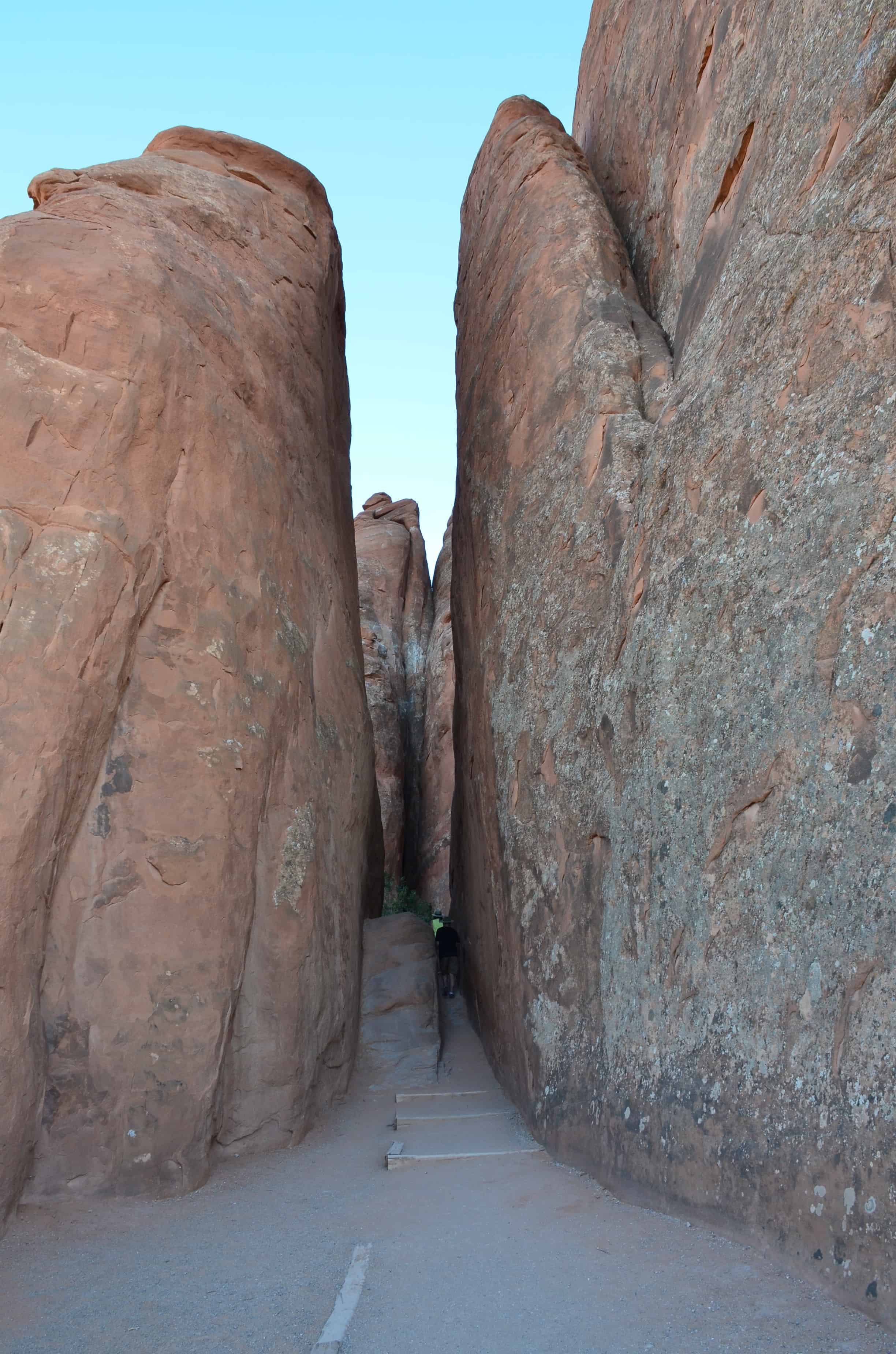 Sand Dune Arch Trail at Arches National Park in Utah