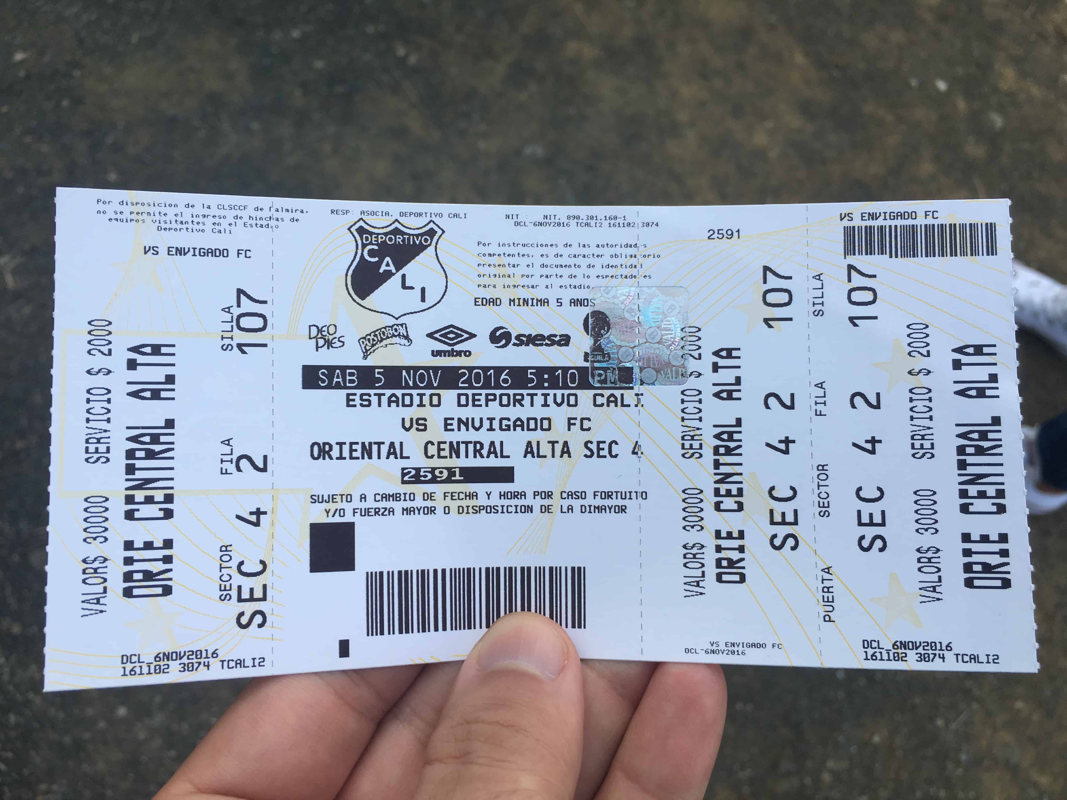 Ticket to Deportivo Cali vs Envigado at Estadio Deportivo Cali in Palmira, Valle del Cauca, Colombia