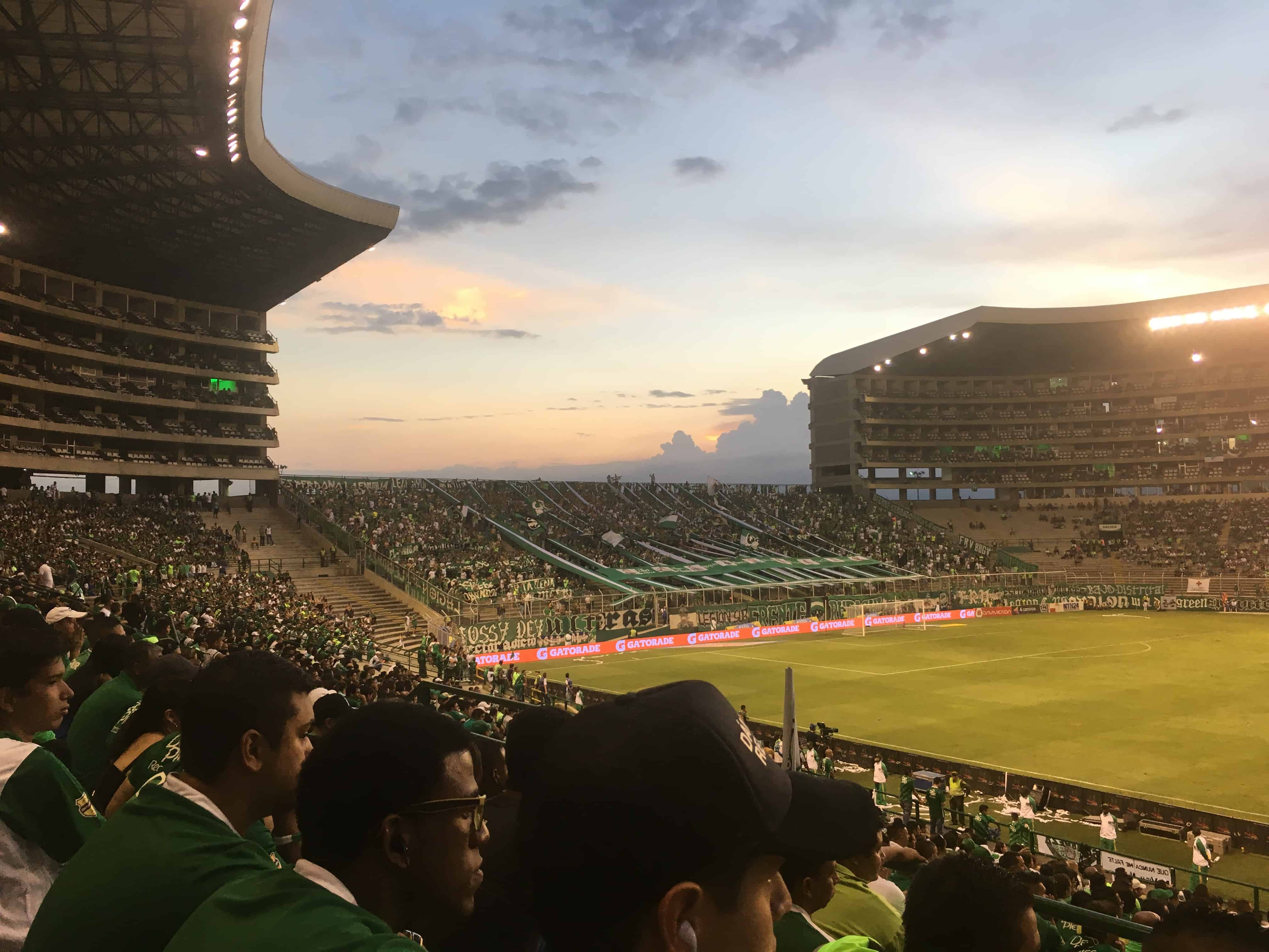 Estadio Deportivo Cali looking toward the south end in Palmira, Valle del Cauca, Colombia