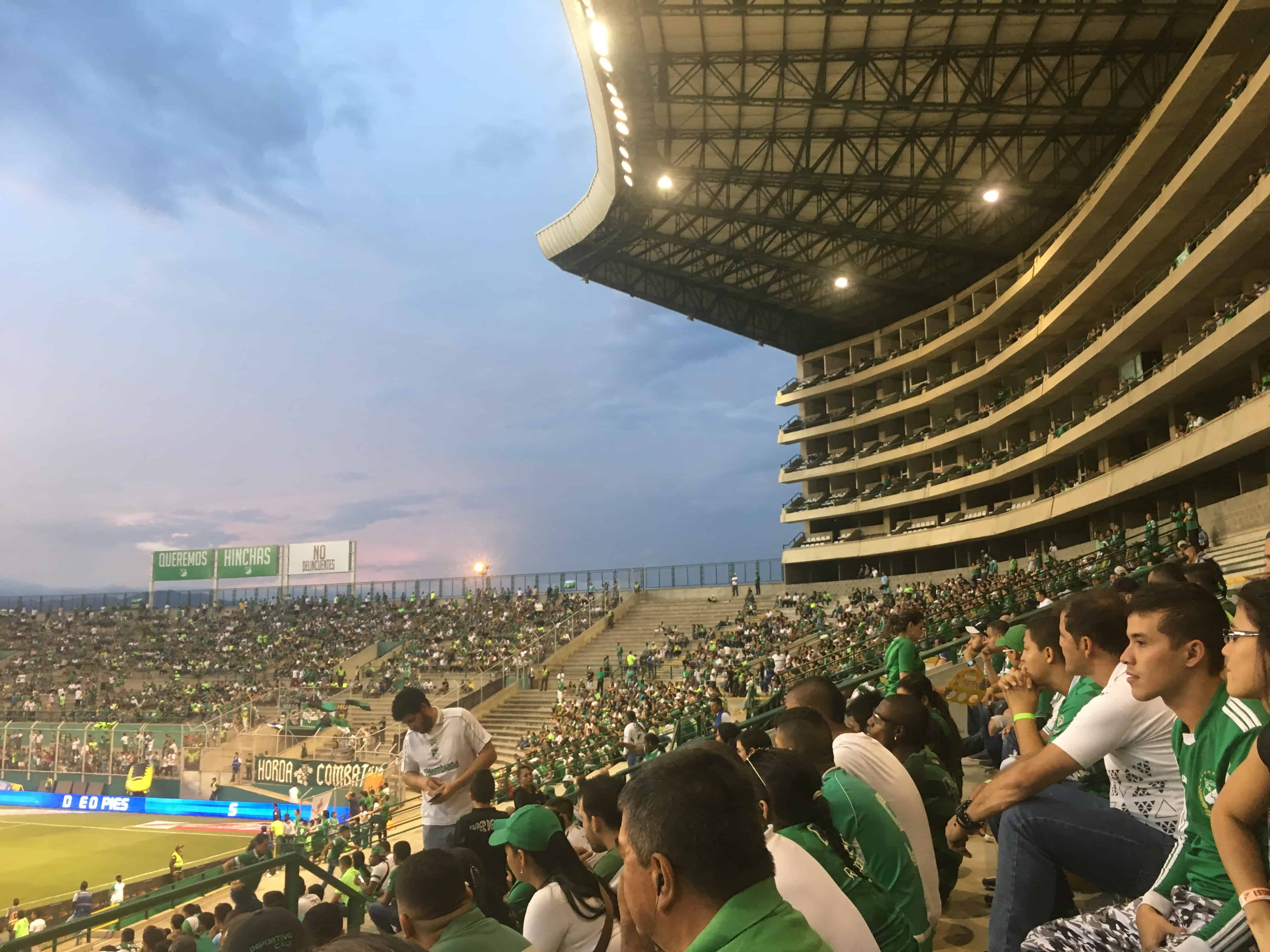 Estadio Deportivo Cali looking toward the north end in Palmira, Valle del Cauca, Colombia
