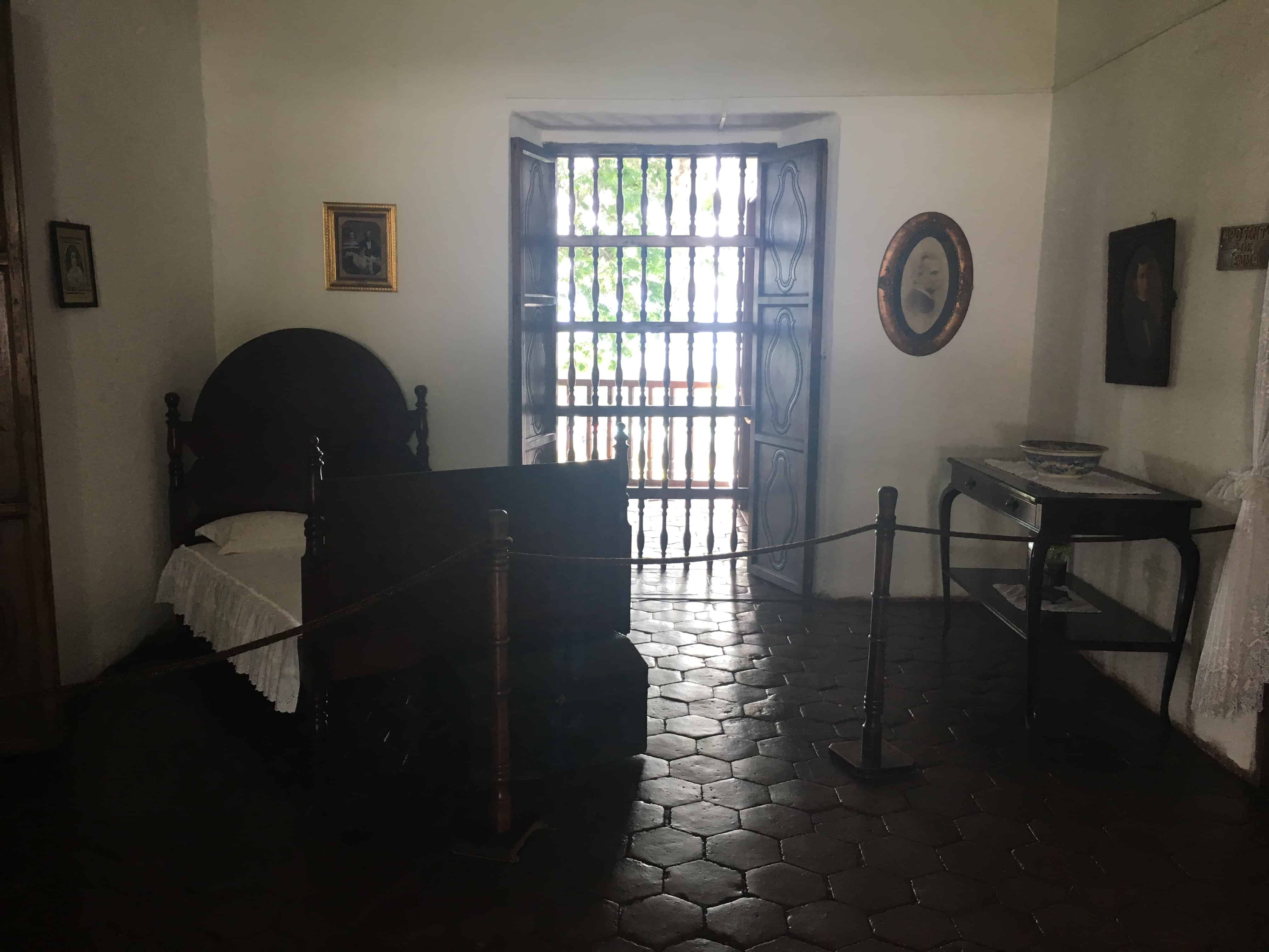 Father's room at Hacienda El Paraíso in Valle del Cauca, Colombia