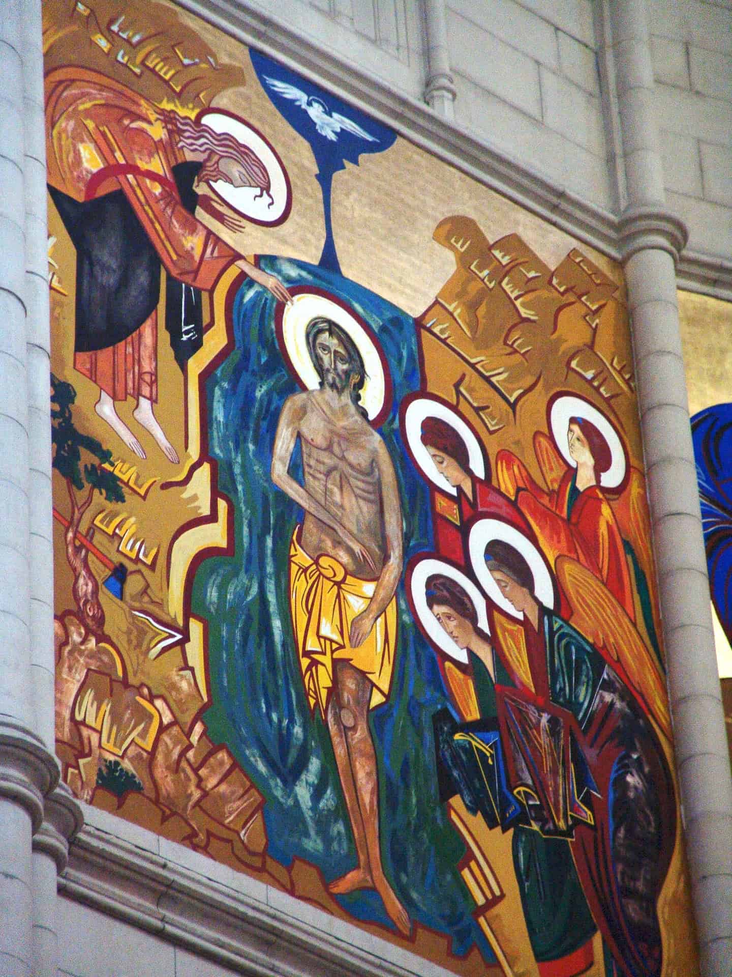 Mural above the main altar