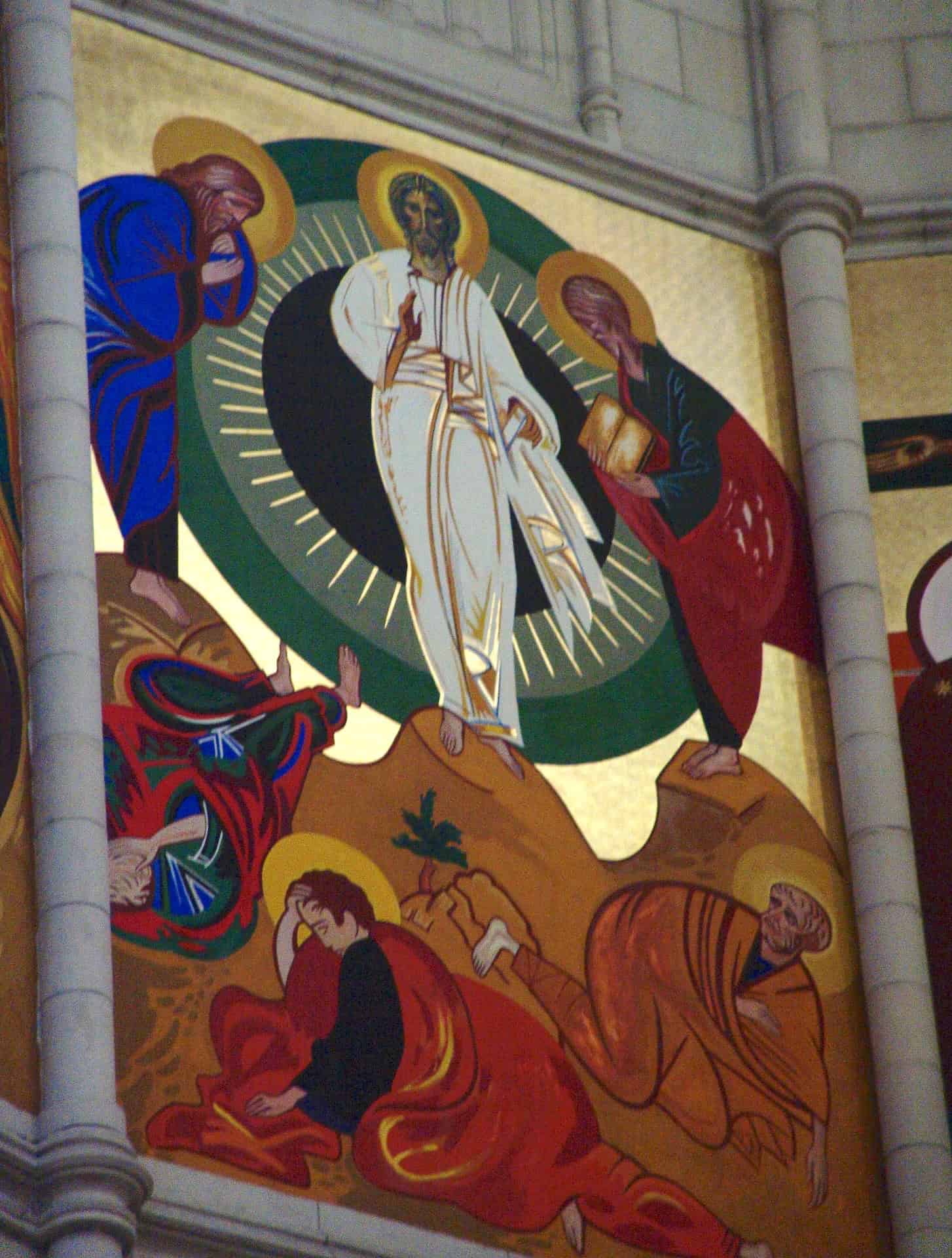 Mural above the main altar