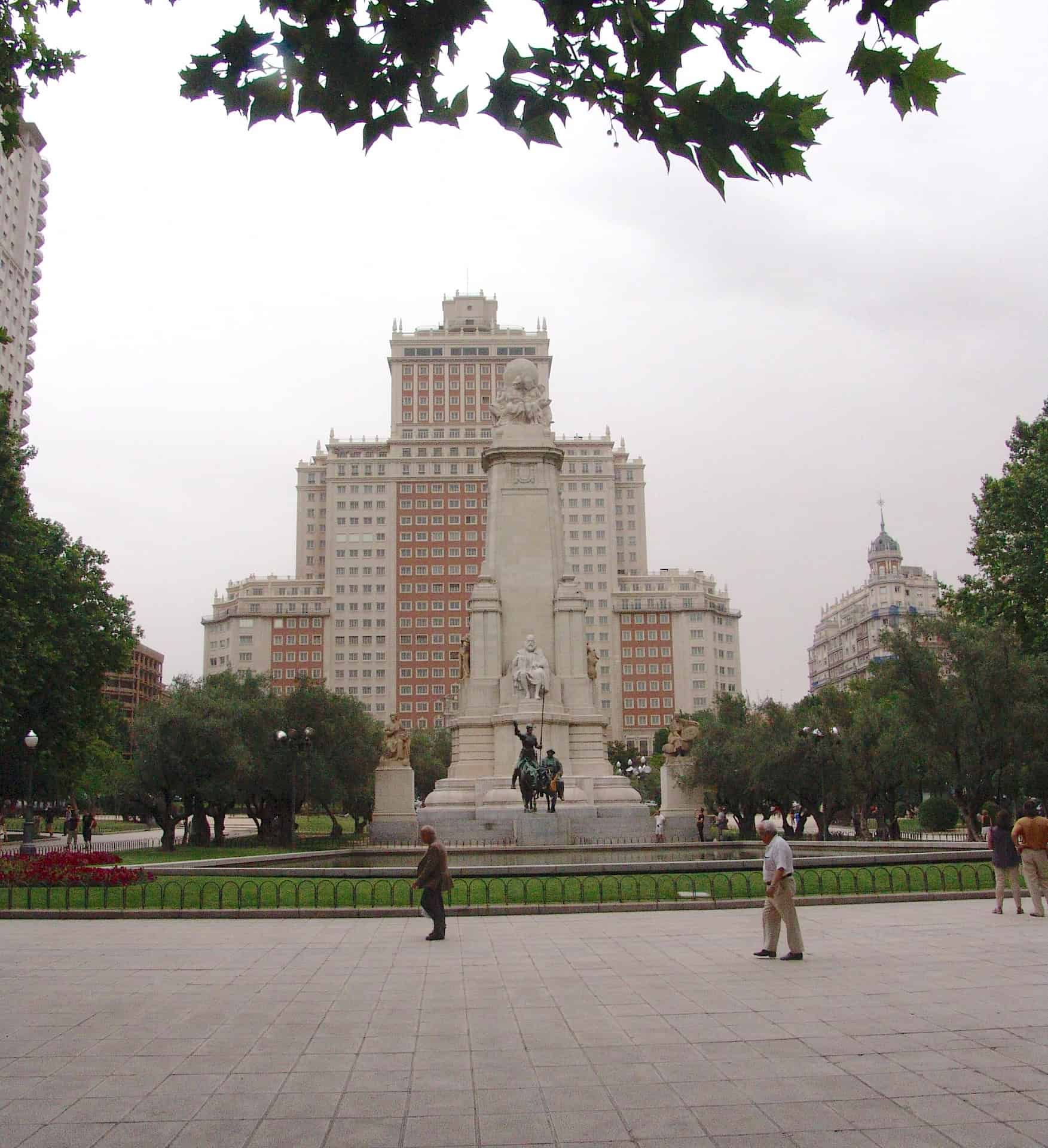 Plaza de España in Madrid, Spain