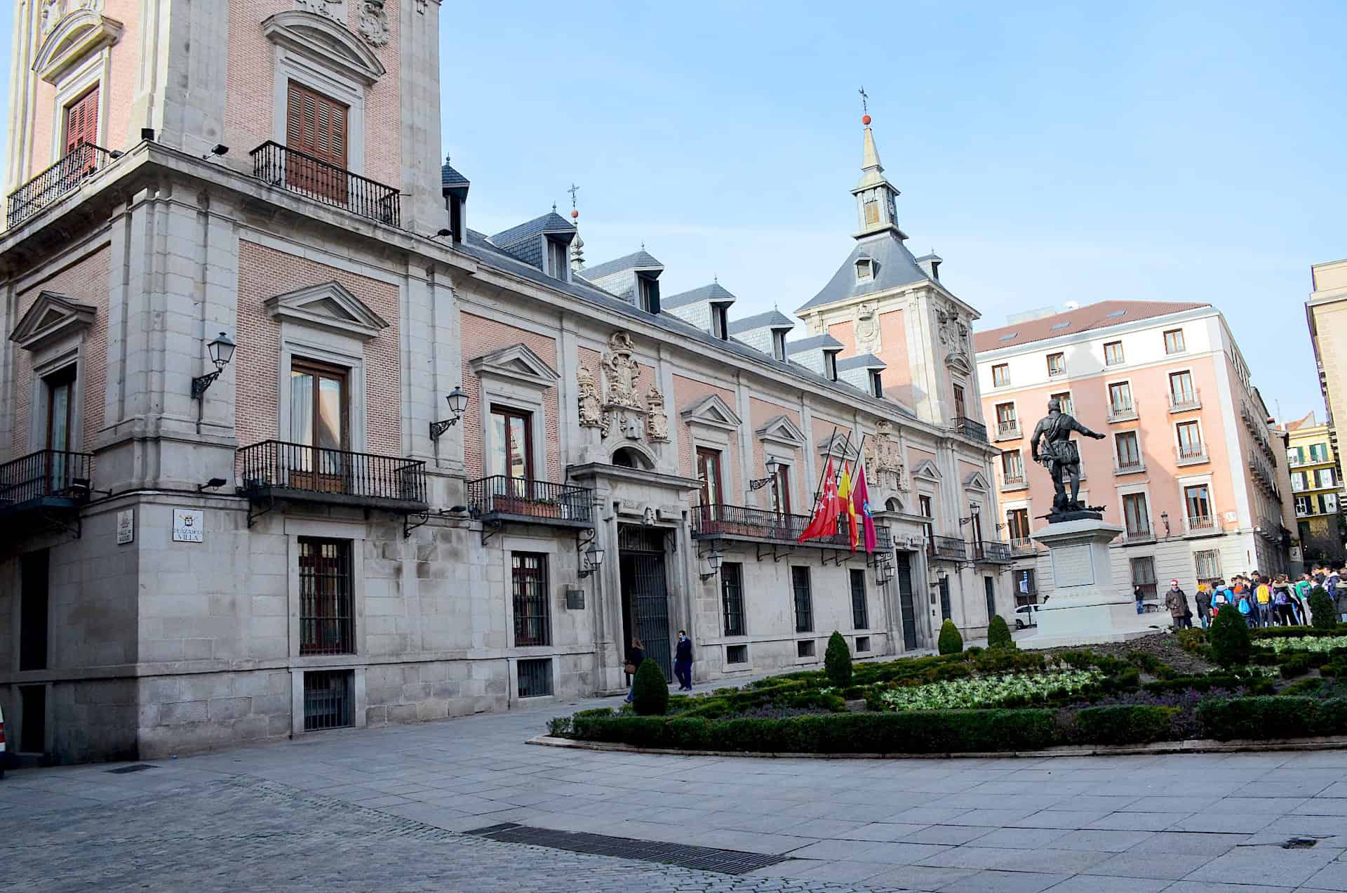 Casa de la Villa at Plaza de la Villa in the Historic Center of Madrid, Spain