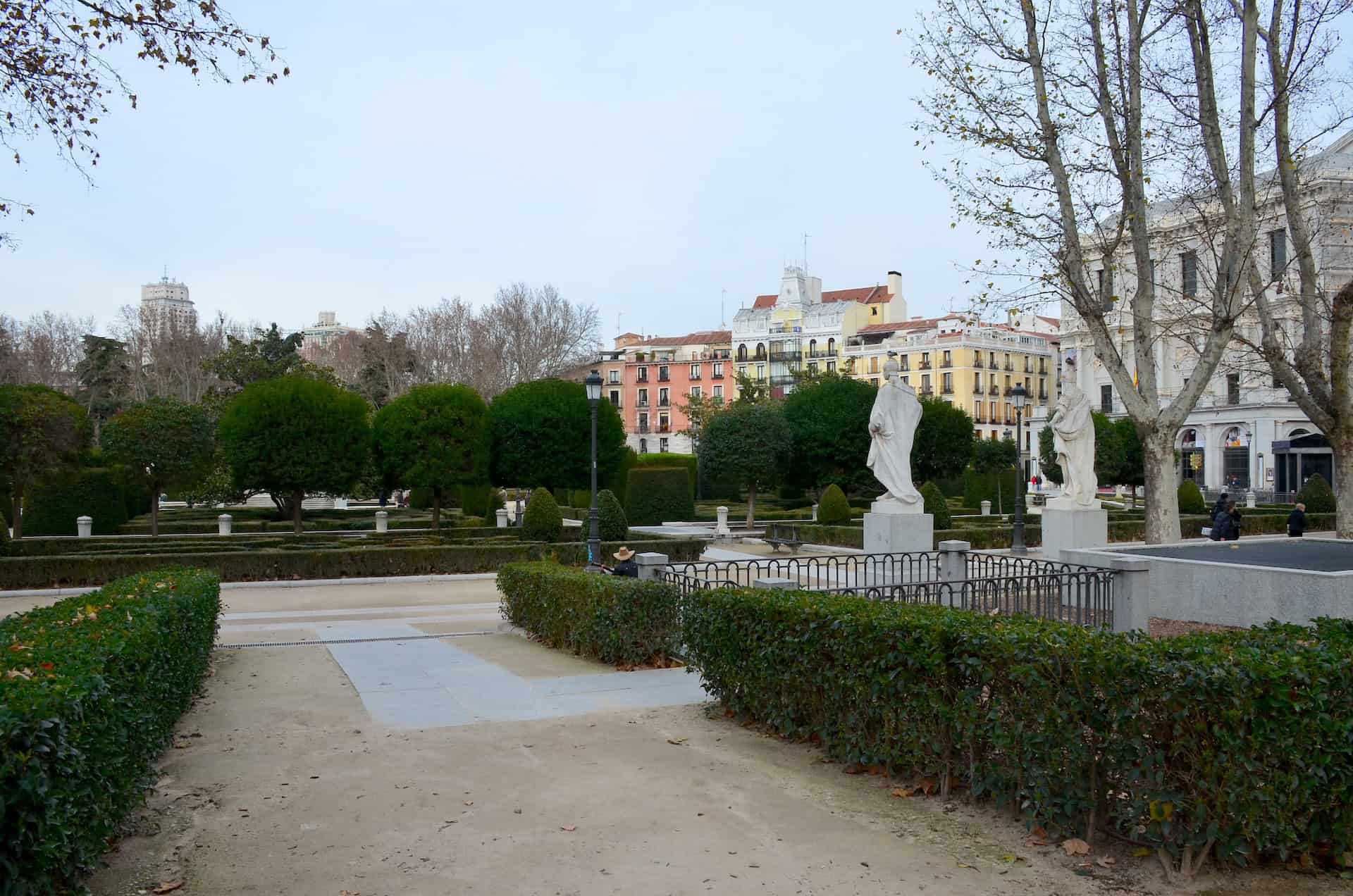 Central Gardens at Plaza de Oriente