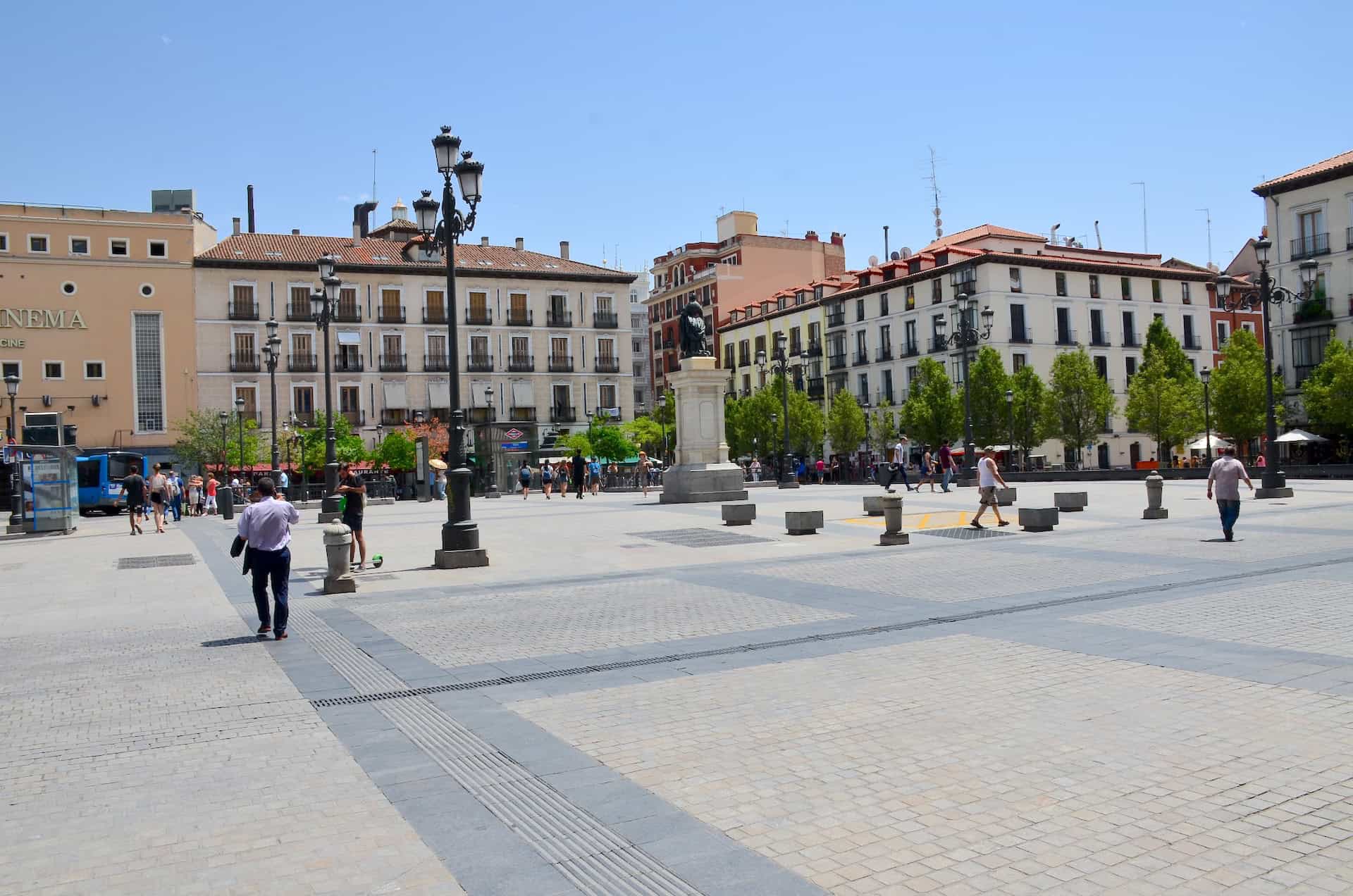 Plaza de Isabel II in the Historic Center of Madrid, Spain