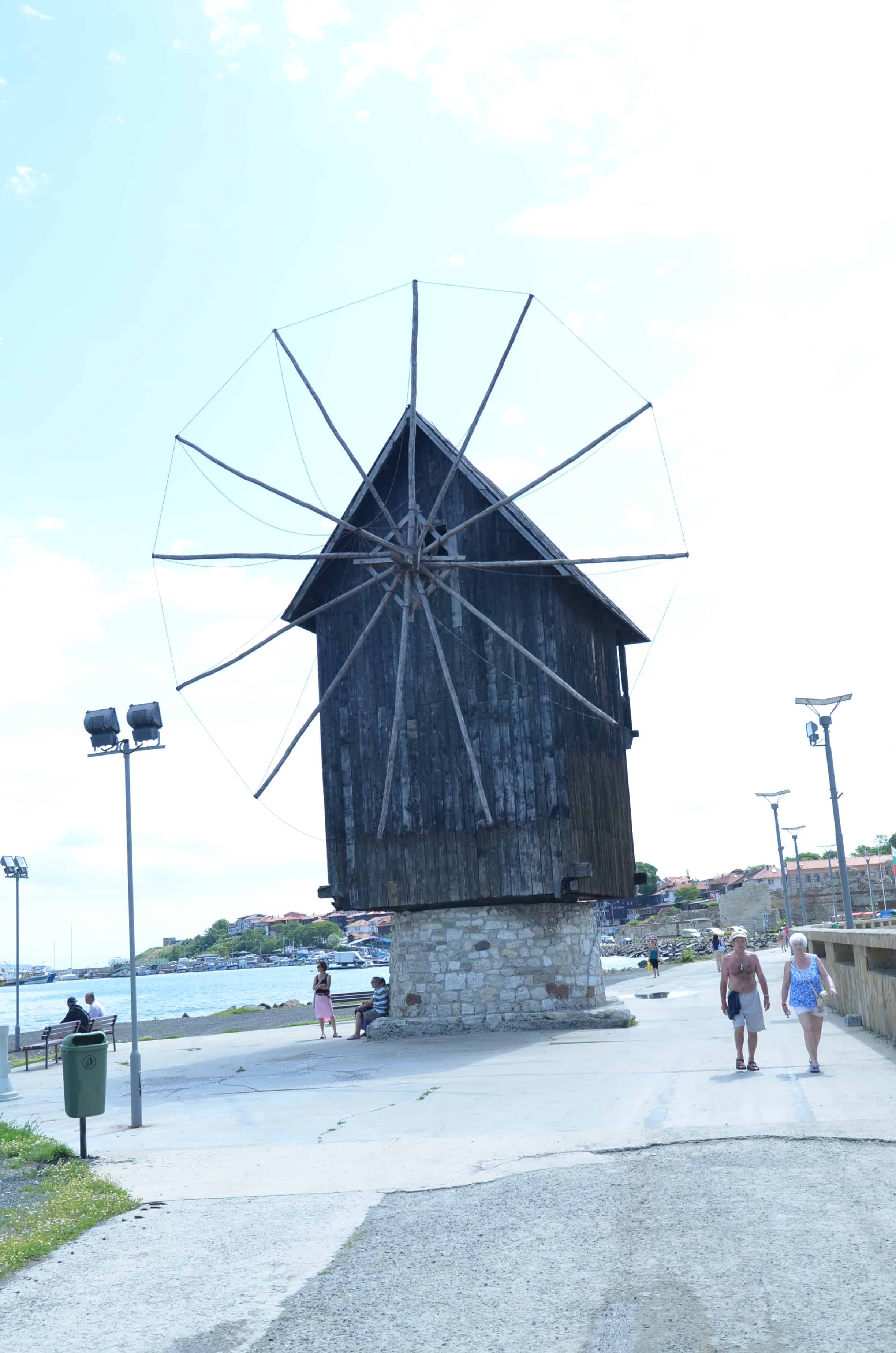 Windmill in Nessebar, Bulgaria