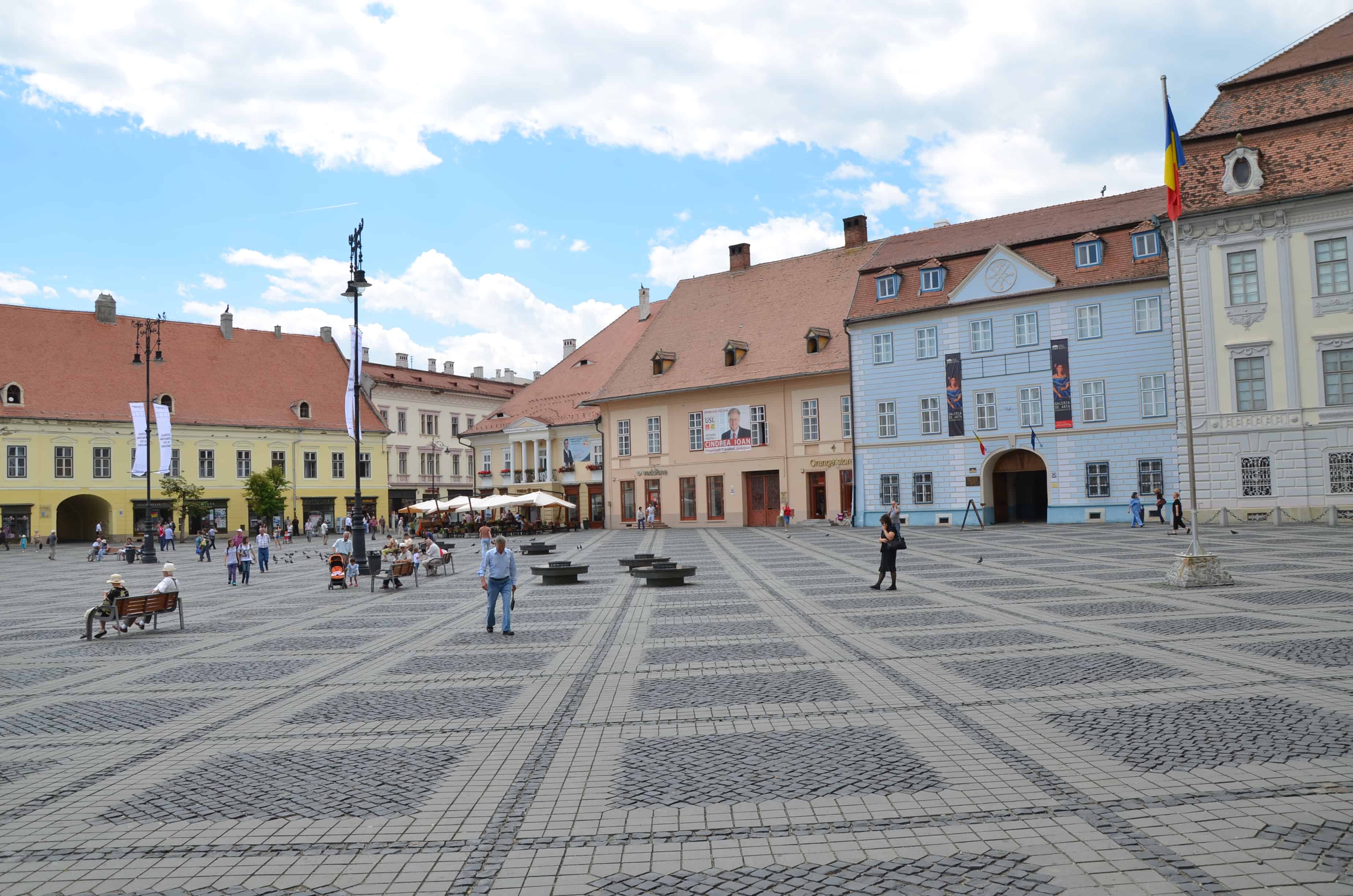 Grand Square in Sibiu, Romania
