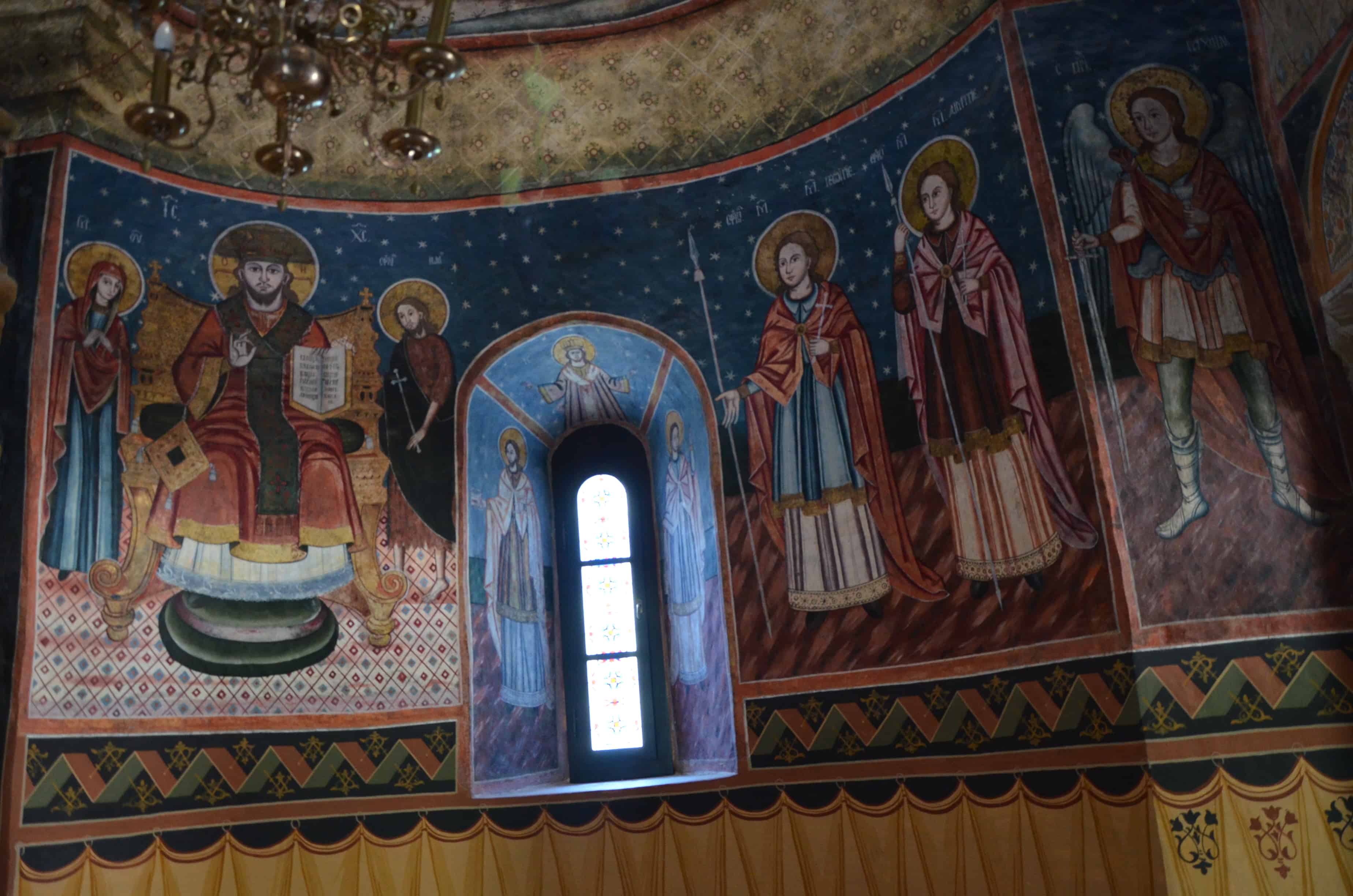 Old Church at Sinaia Monastery in Sinaia, Romania