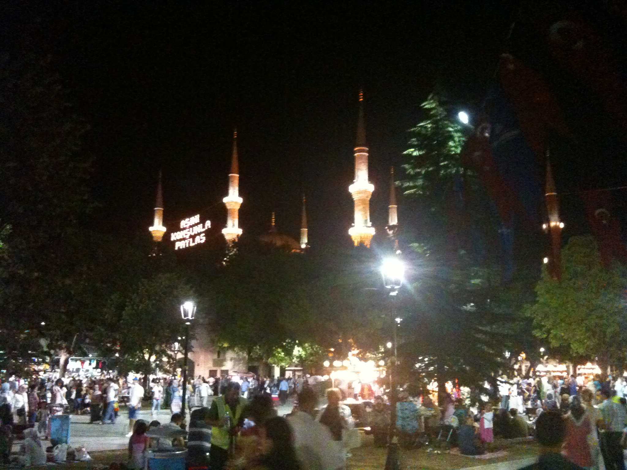 Ramadan at Sultanahmet in Istanbul, Turkey