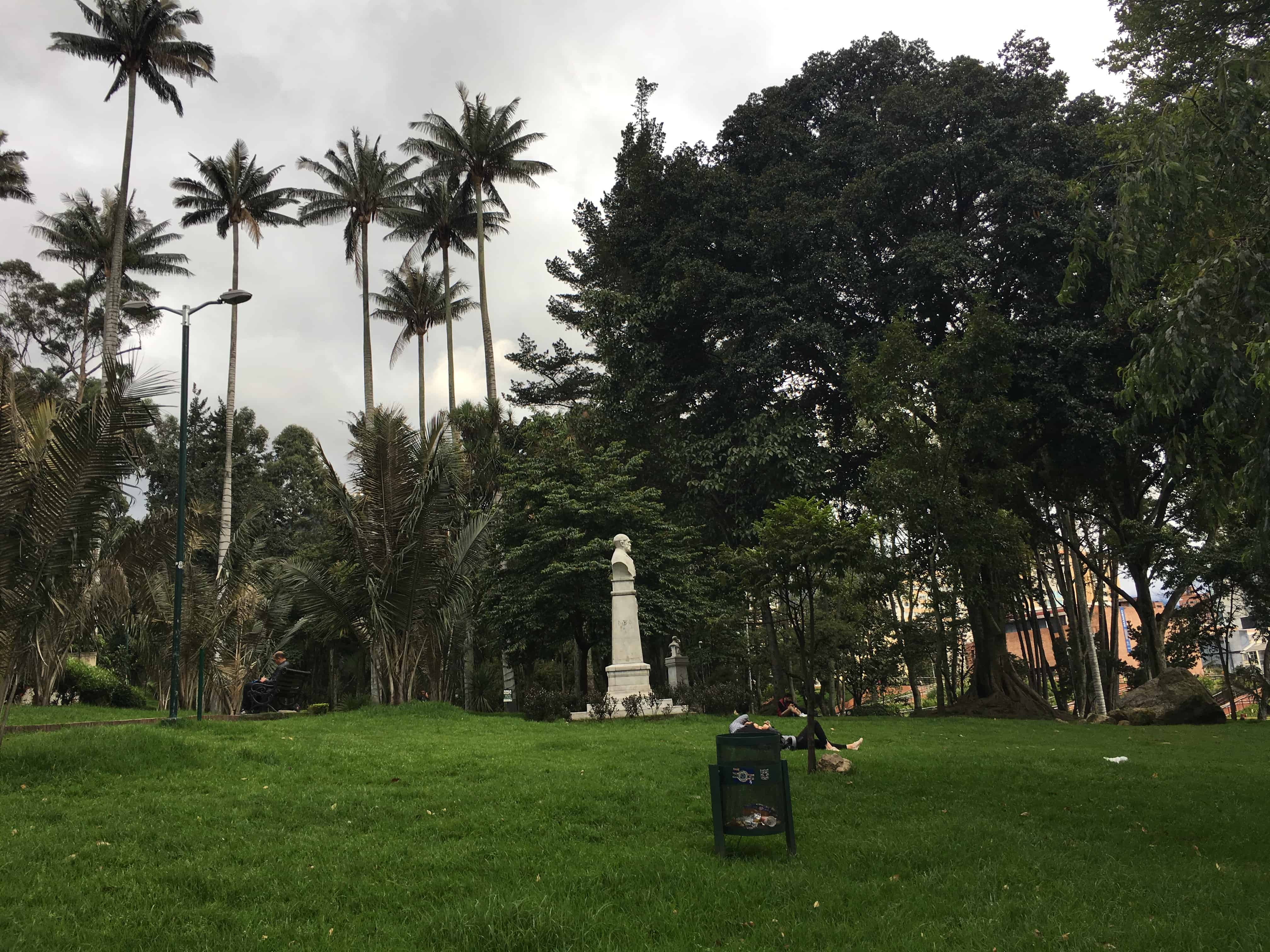Independence Park in Bogotá, Colombia