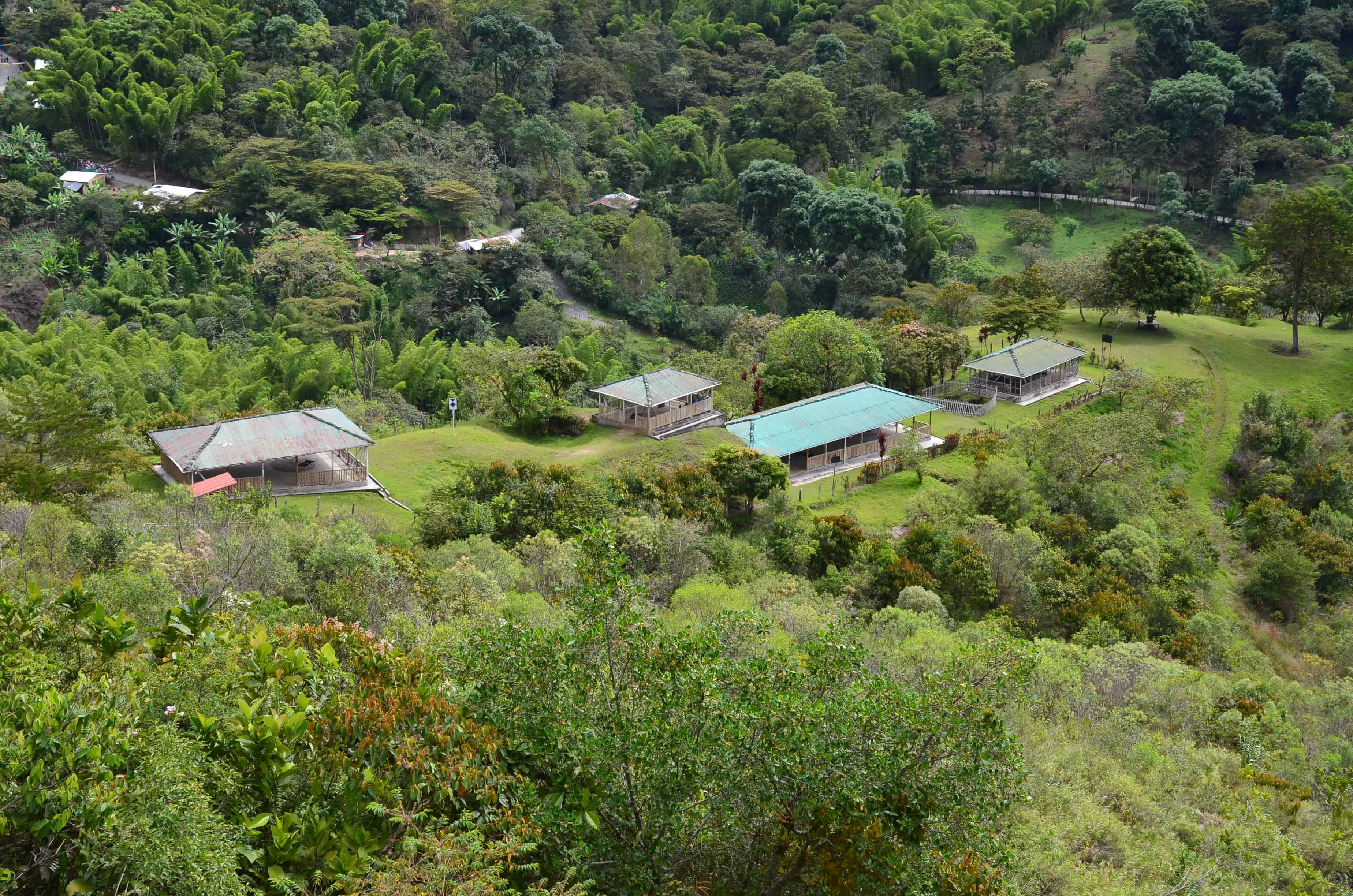 Alto de San Andrés from the trail at Tierradentro, Cauca, Colombia