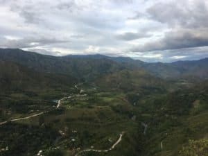 The view from the top of Pirámide near Inzá, Cauca, Colombia