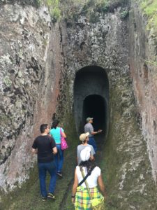 One of the tunnels at Pirámide near Inzá, Cauca, Colombia