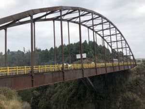 Bridge at Embalse del Sisga in Cundinamarca, Colombia