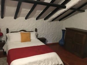 Our room at Casona Quesada in Suesca, Cundinamarca, Colombia