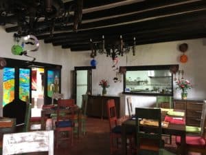 Restaurant at Casona Quesada in Suesca, Cundinamarca, Colombia