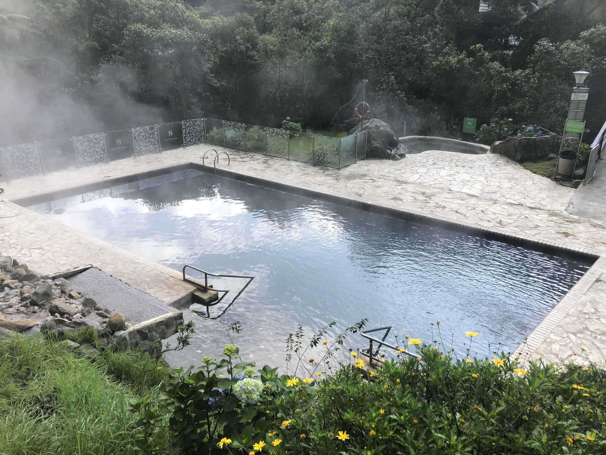 Main pool at Termales San Vicente in Santa Rosa de Cabal, Risaralda, Colombia